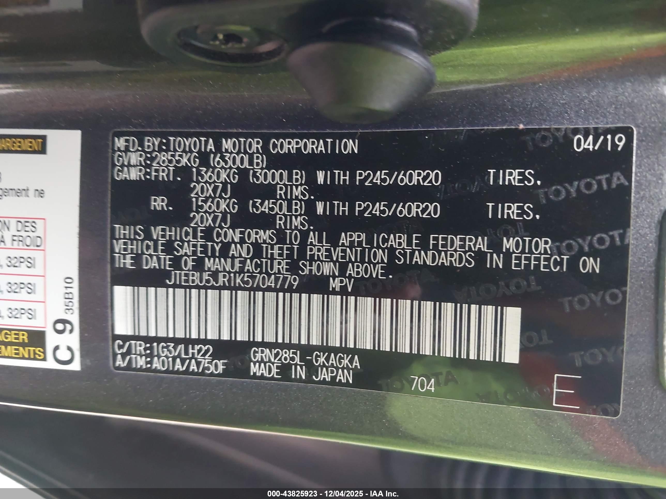 TOYOTA 4RUNNER image 9