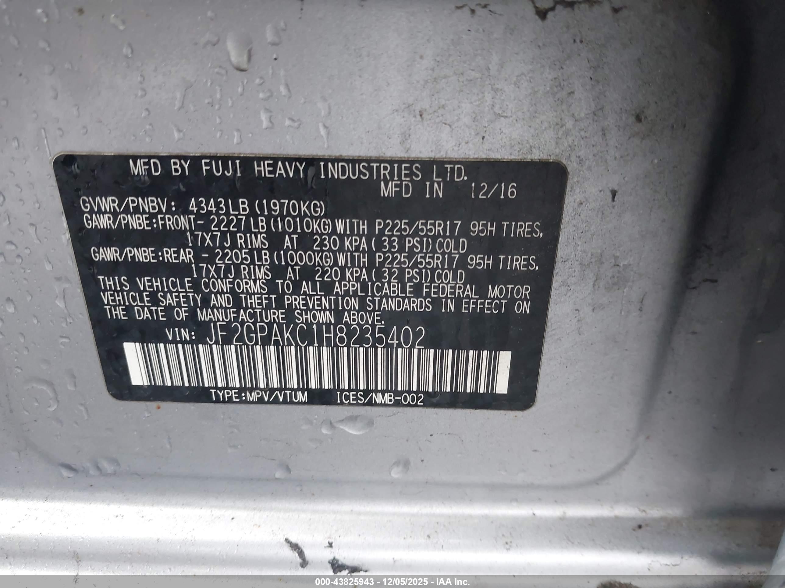 SUBARU CROSSTREK image 9