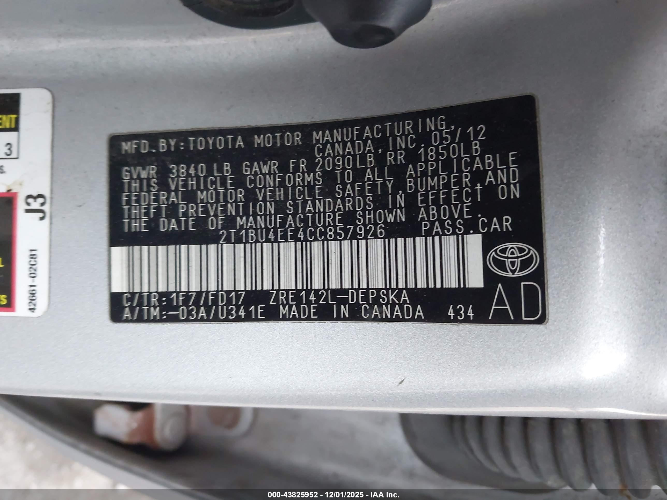 TOYOTA COROLLA image 9