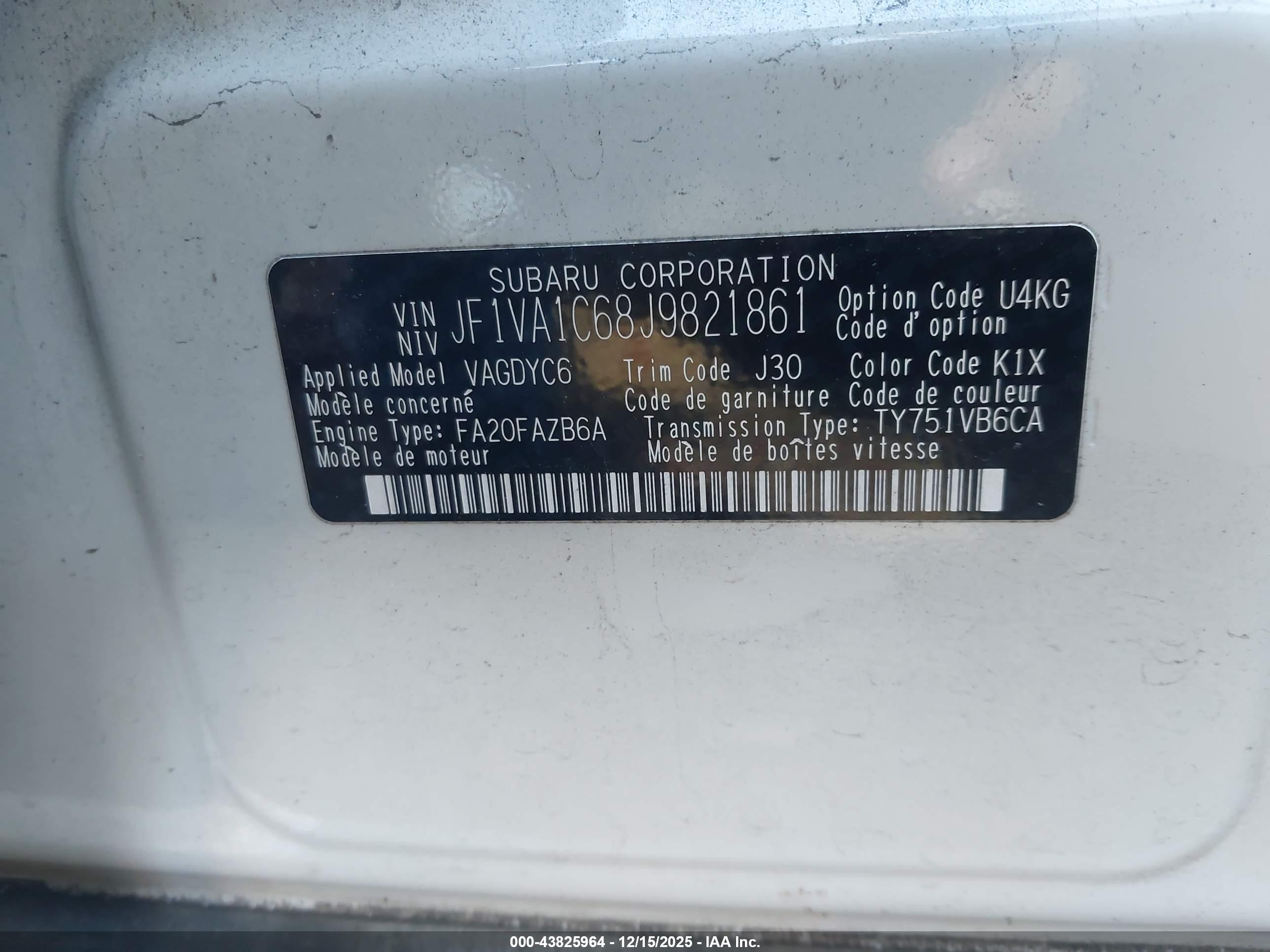 SUBARU WRX image 9