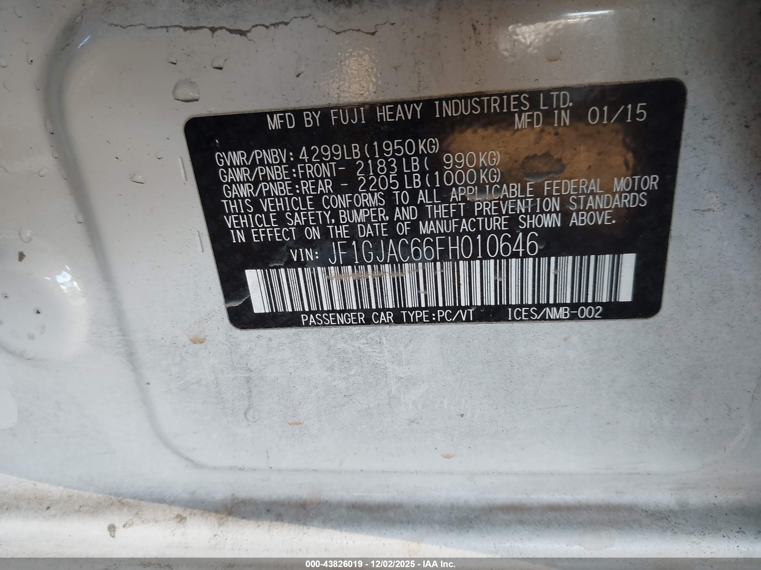 SUBARU IMPREZA image 9
