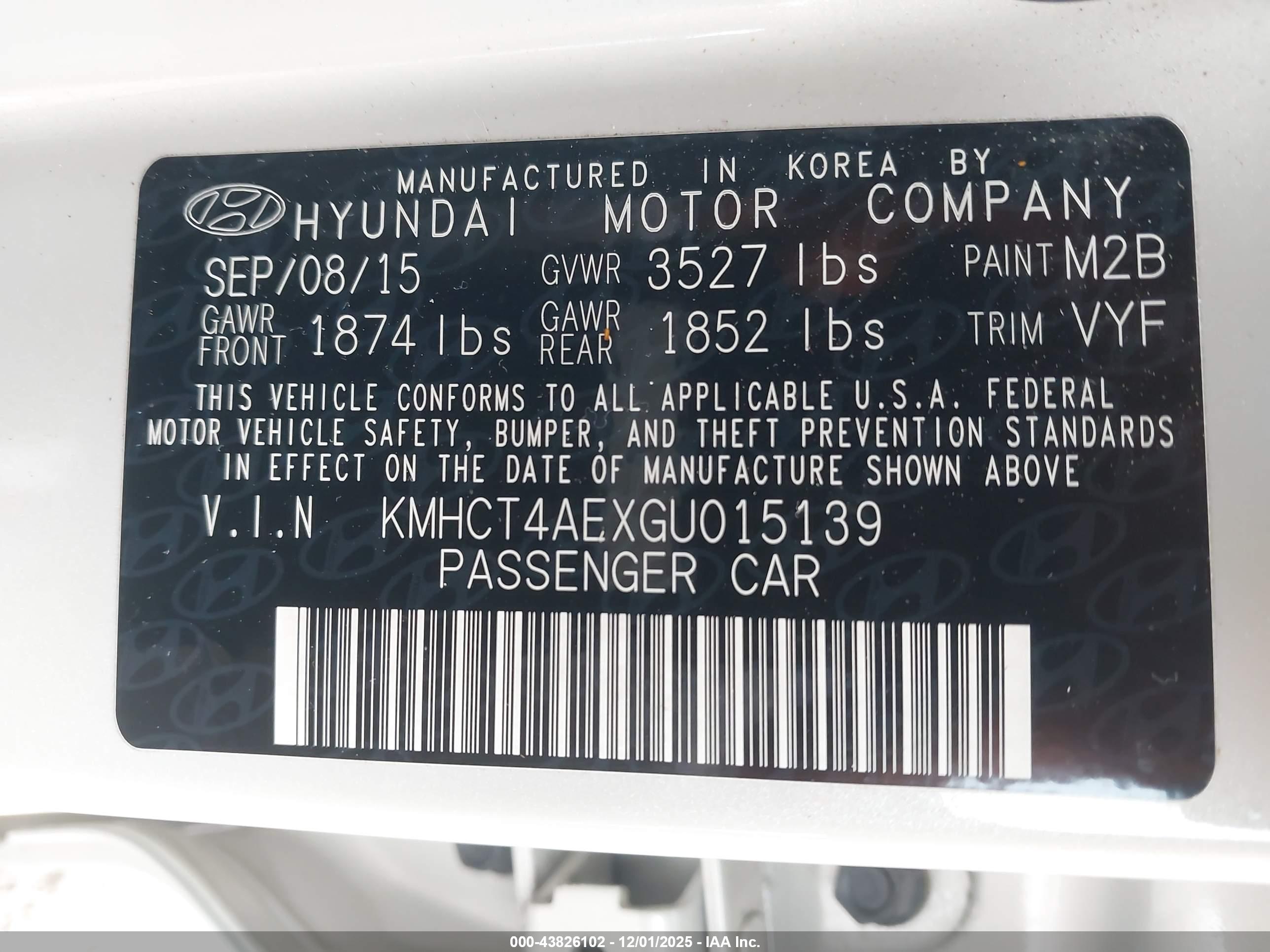 HYUNDAI ACCENT image 9