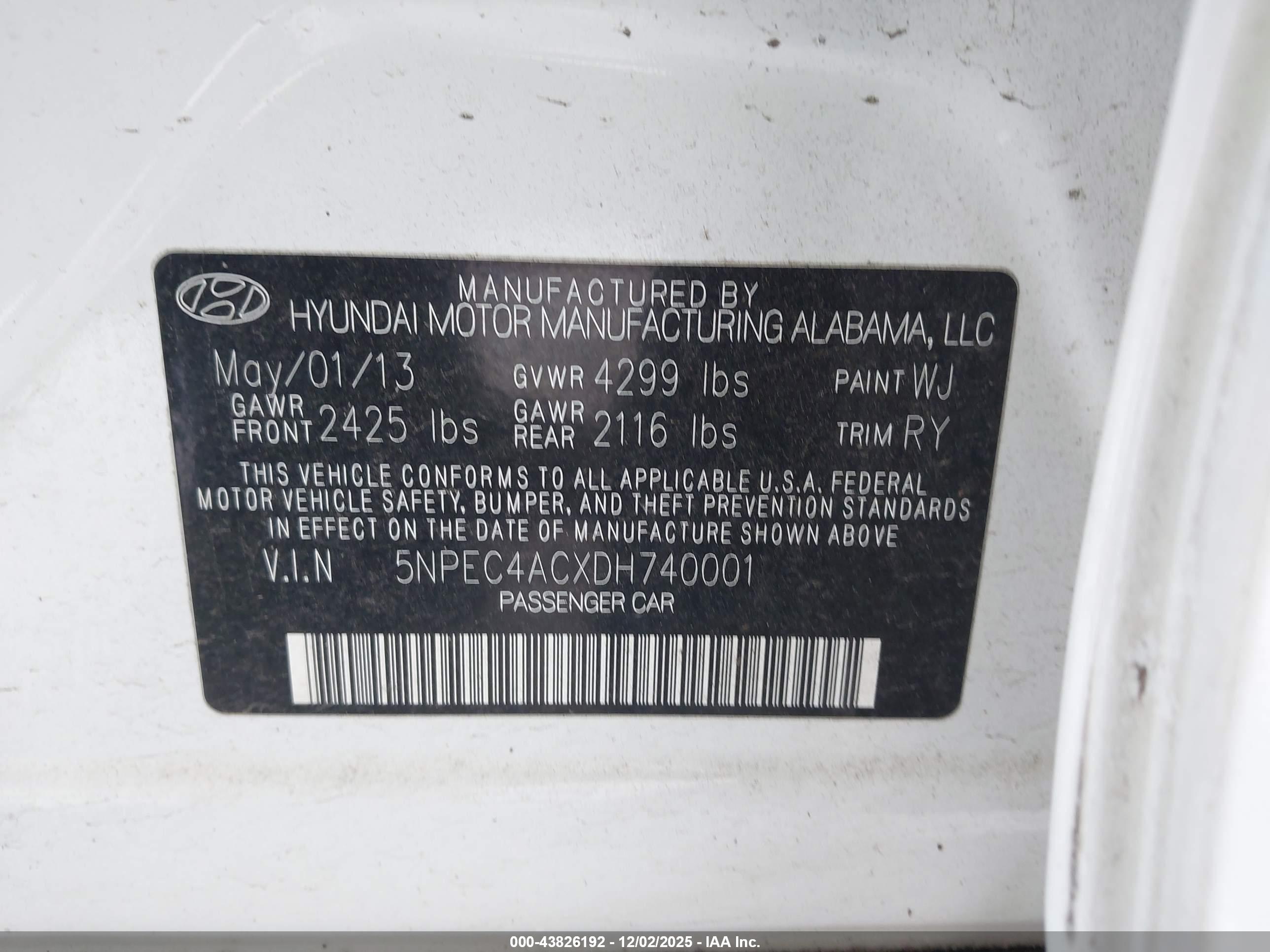 HYUNDAI SONATA image 9