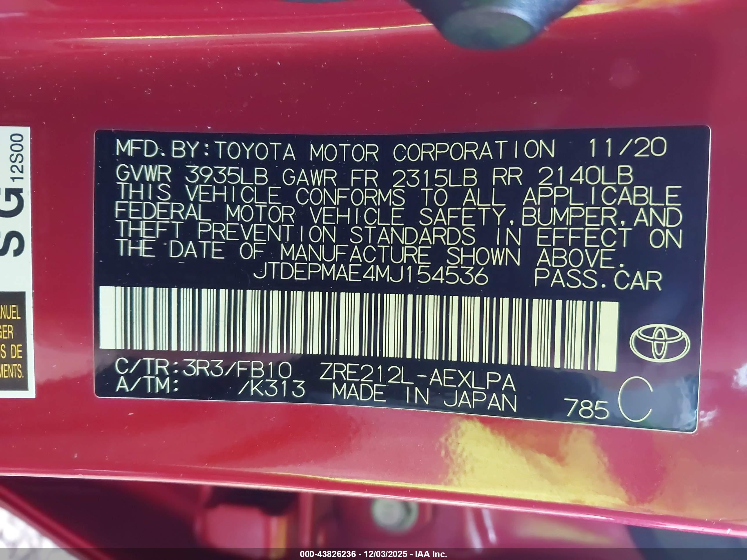 TOYOTA COROLLA image 9