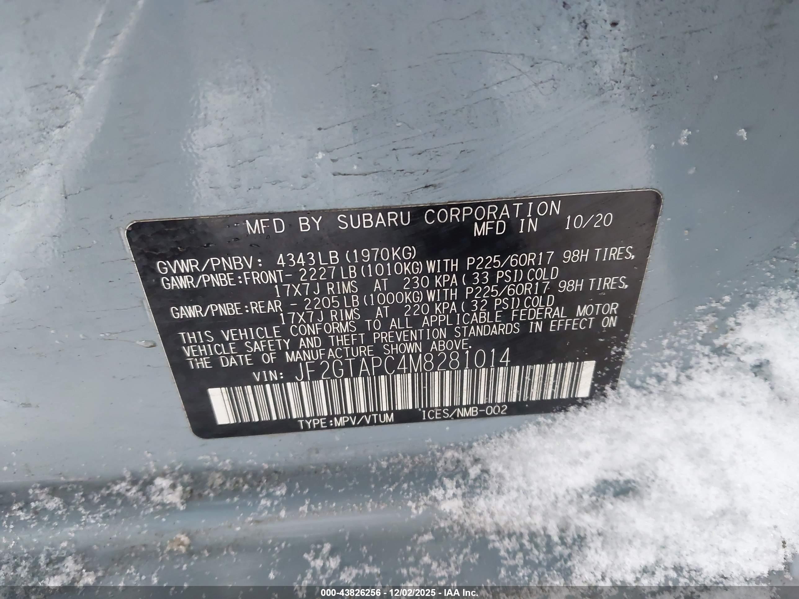 SUBARU CROSSTREK image 9