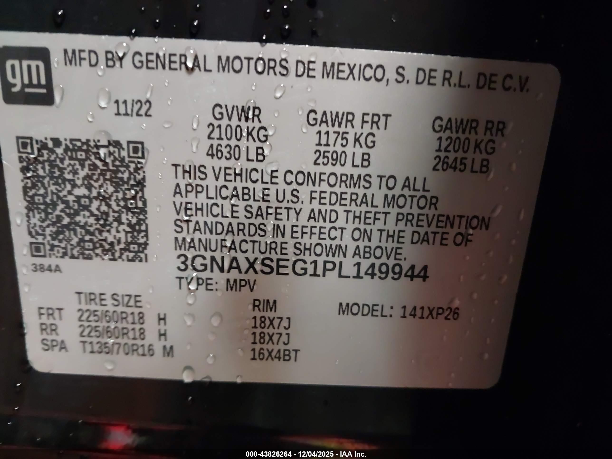 CHEVROLET EQUINOX image 9