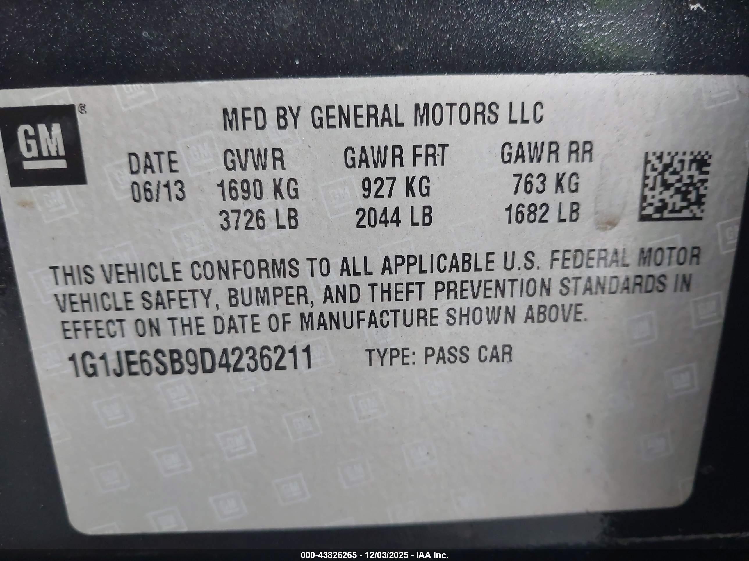 CHEVROLET SONIC image 9