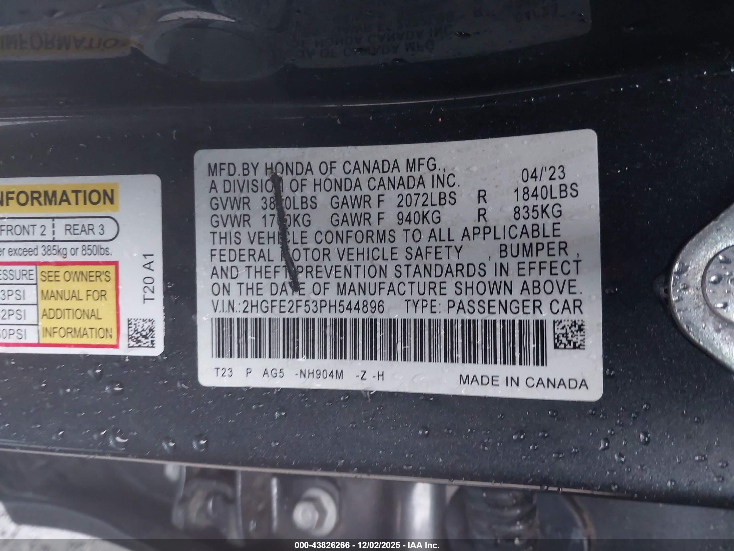 HONDA CIVIC image 9