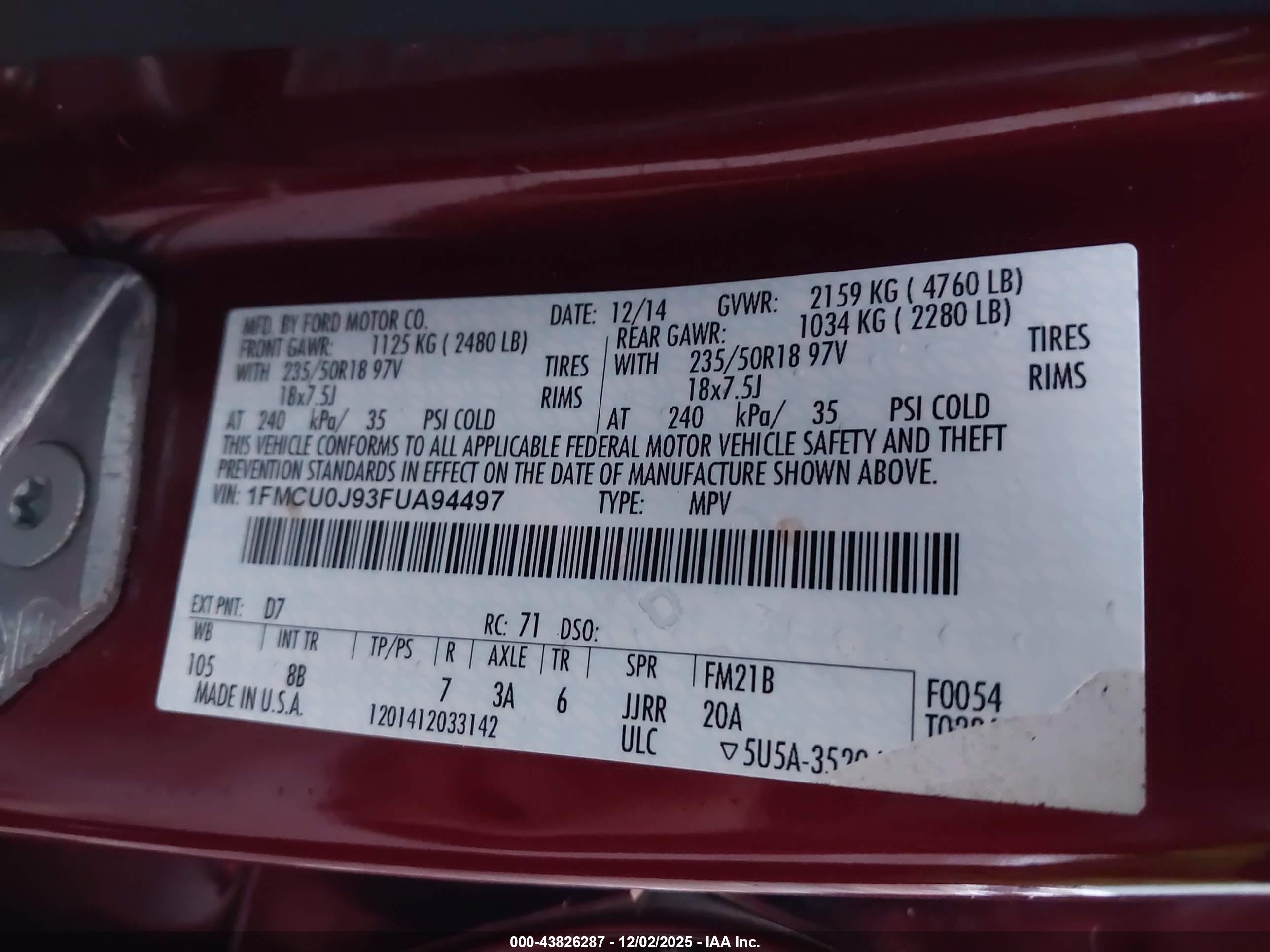 FORD ESCAPE image 9