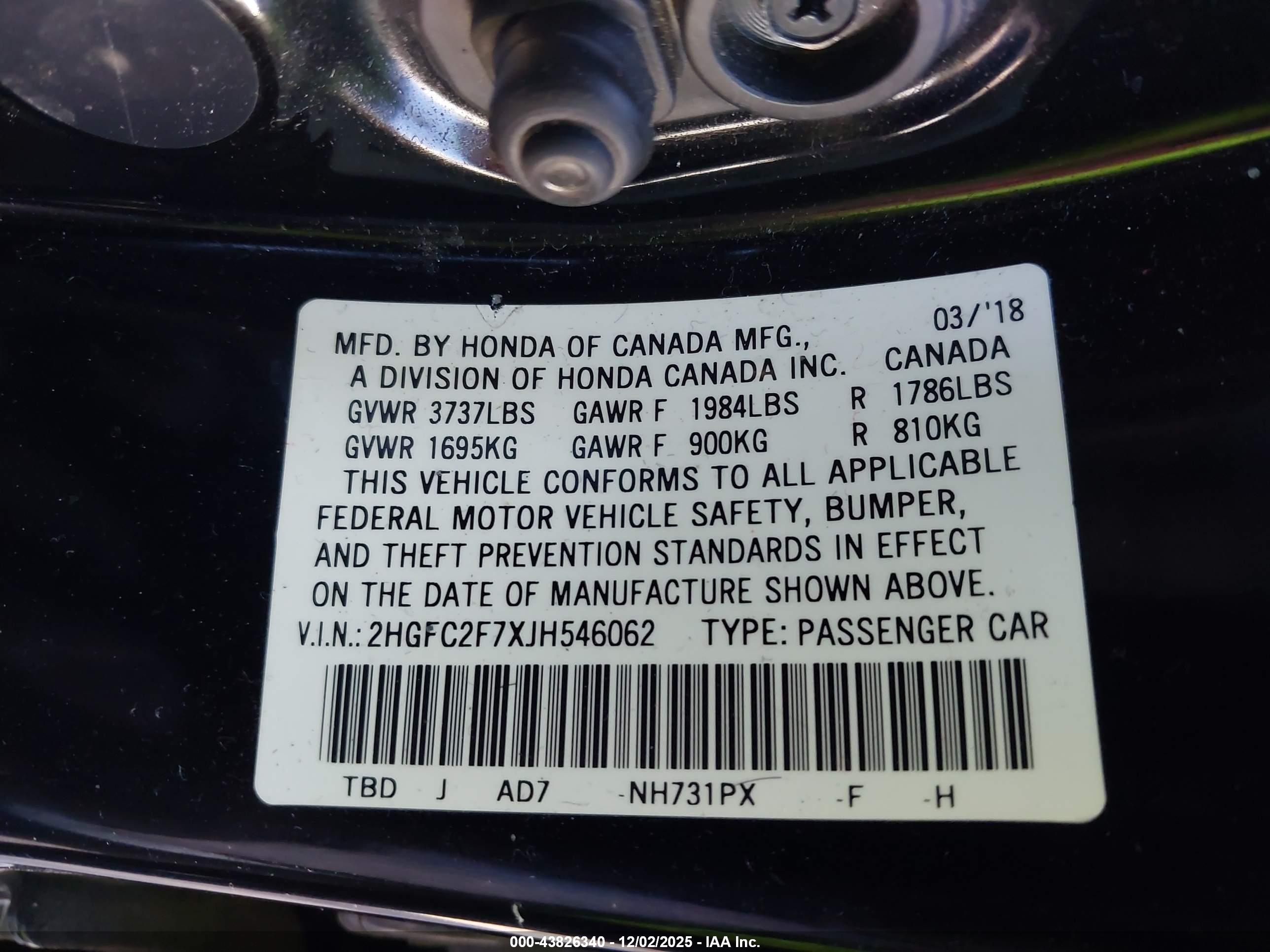 HONDA CIVIC image 9