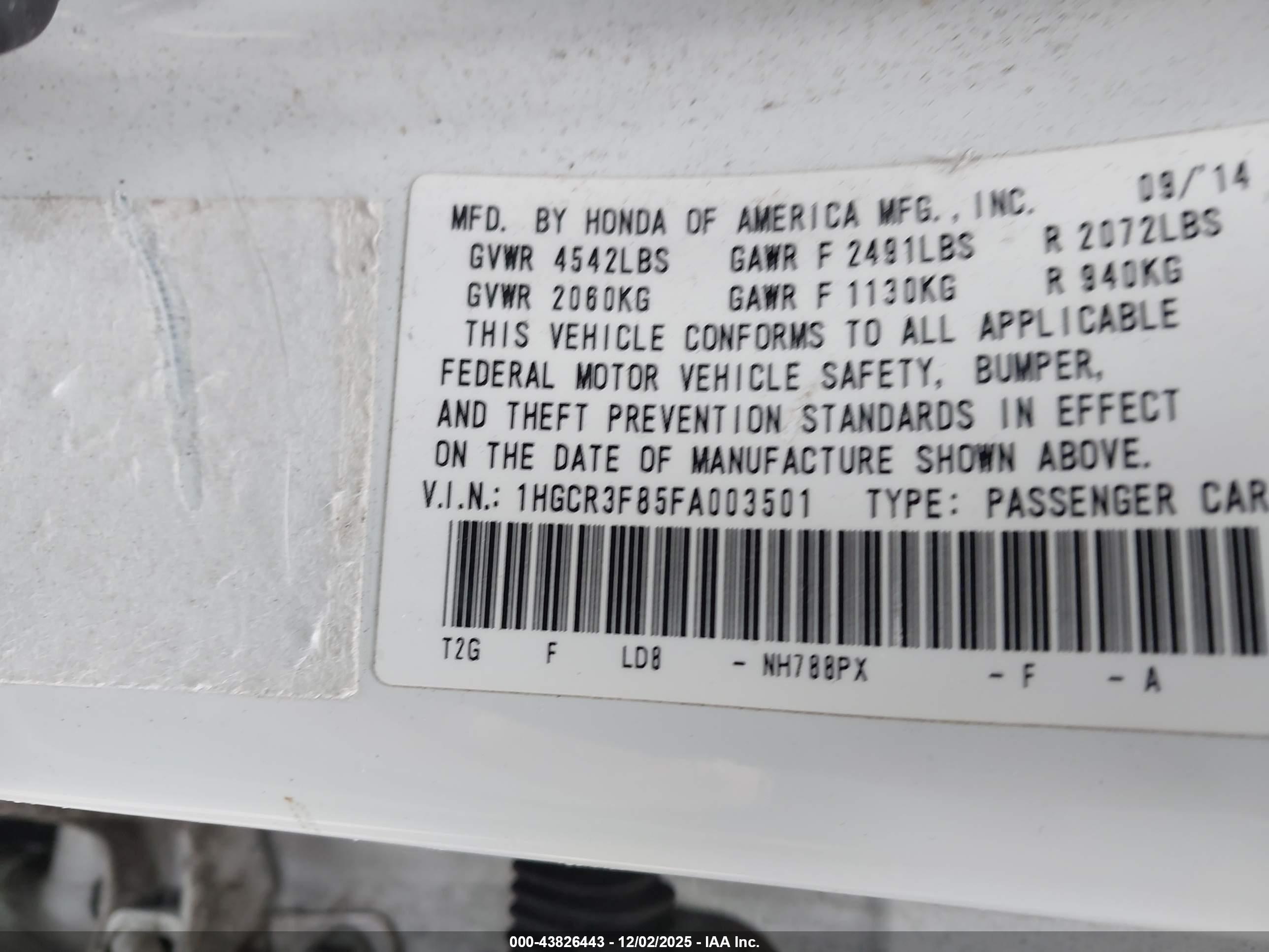 HONDA ACCORD image 9