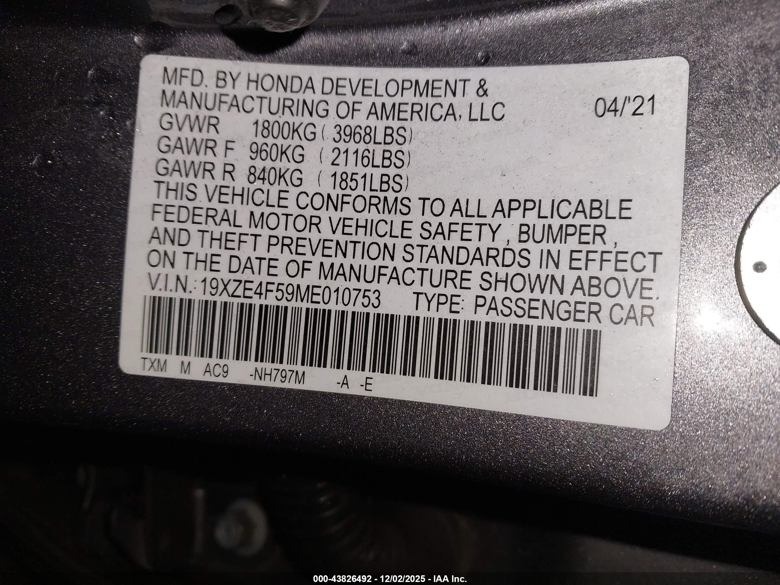 HONDA INSIGHT image 9