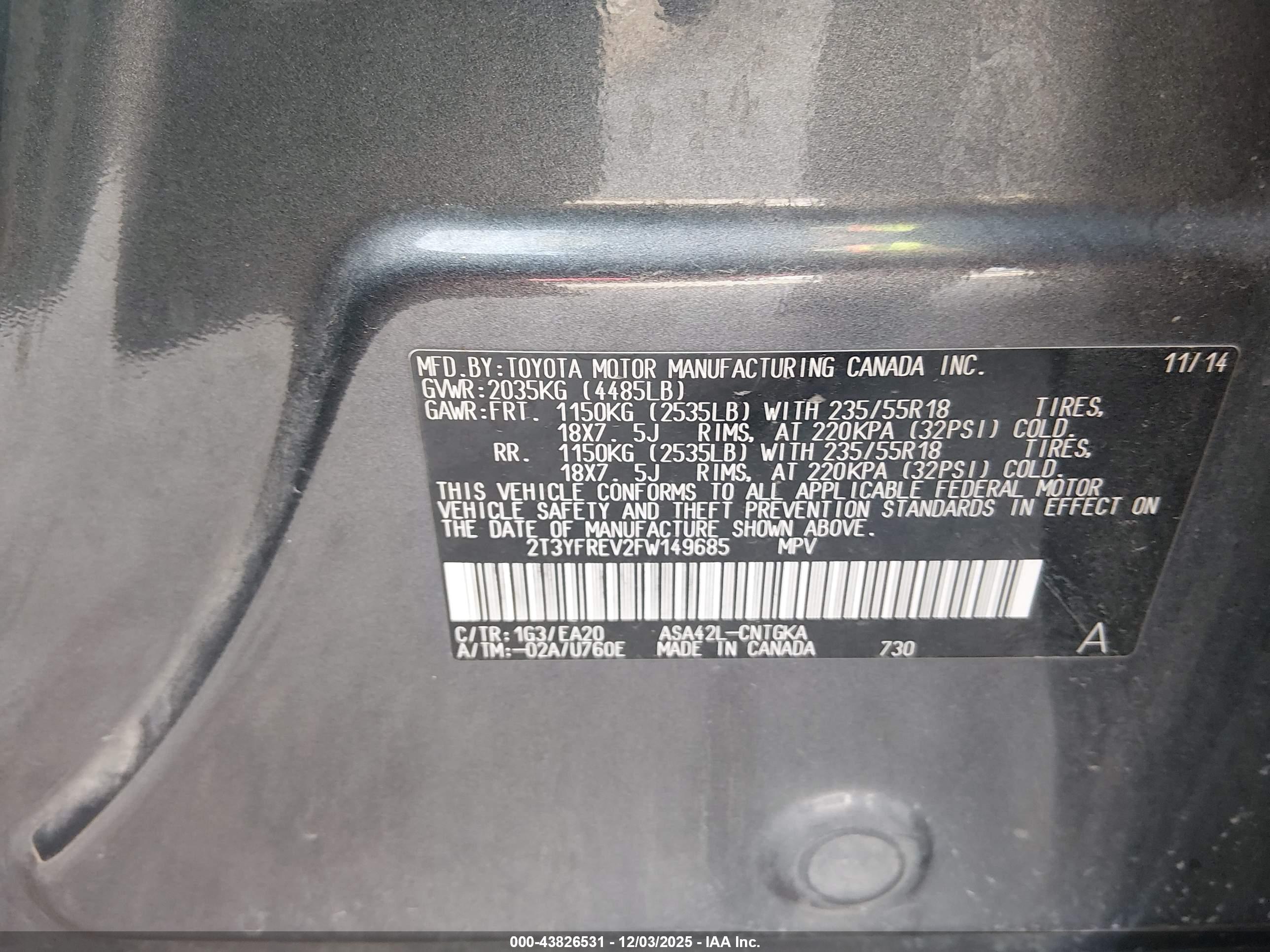 TOYOTA RAV4 image 9