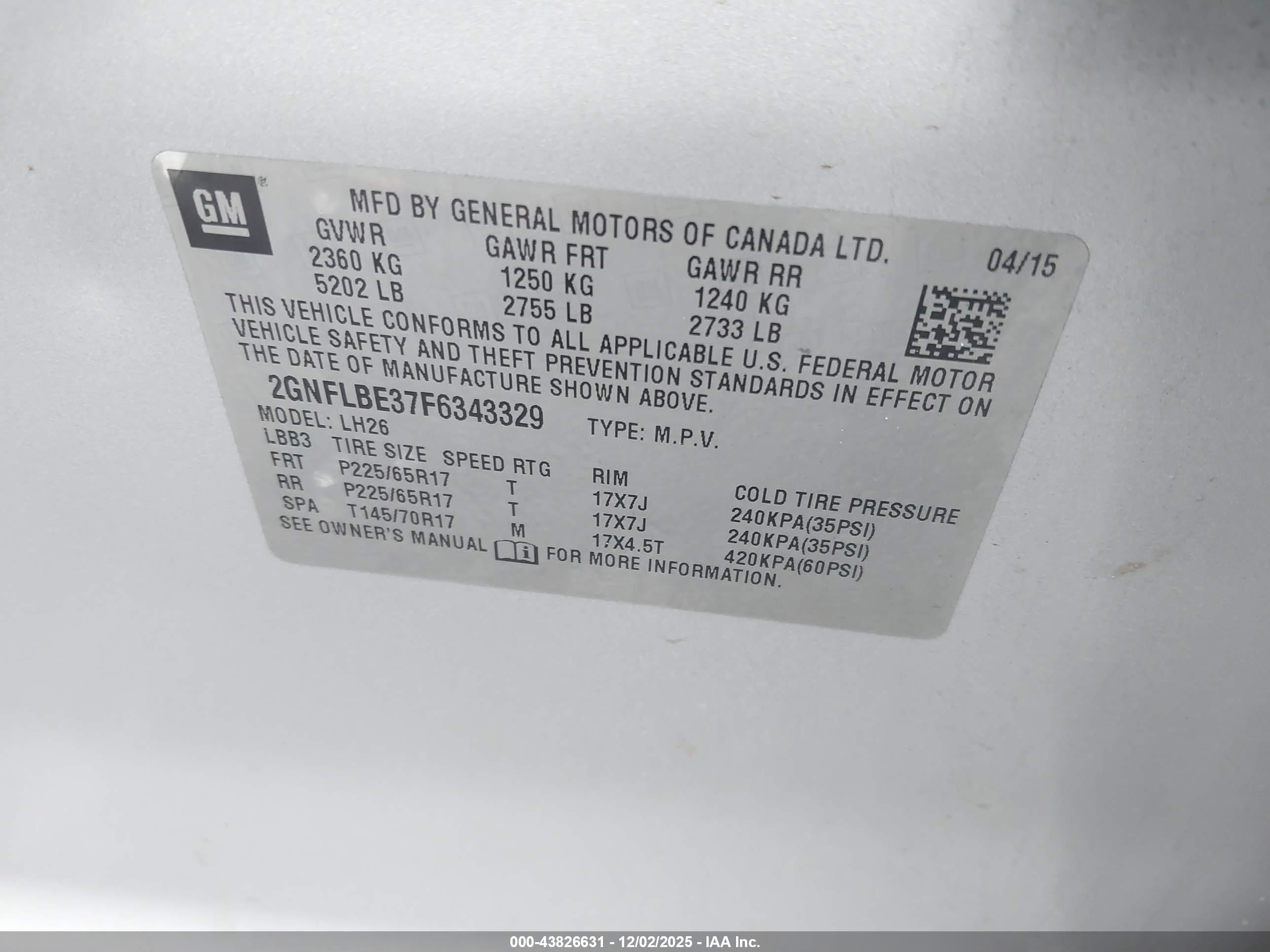 CHEVROLET EQUINOX image 9