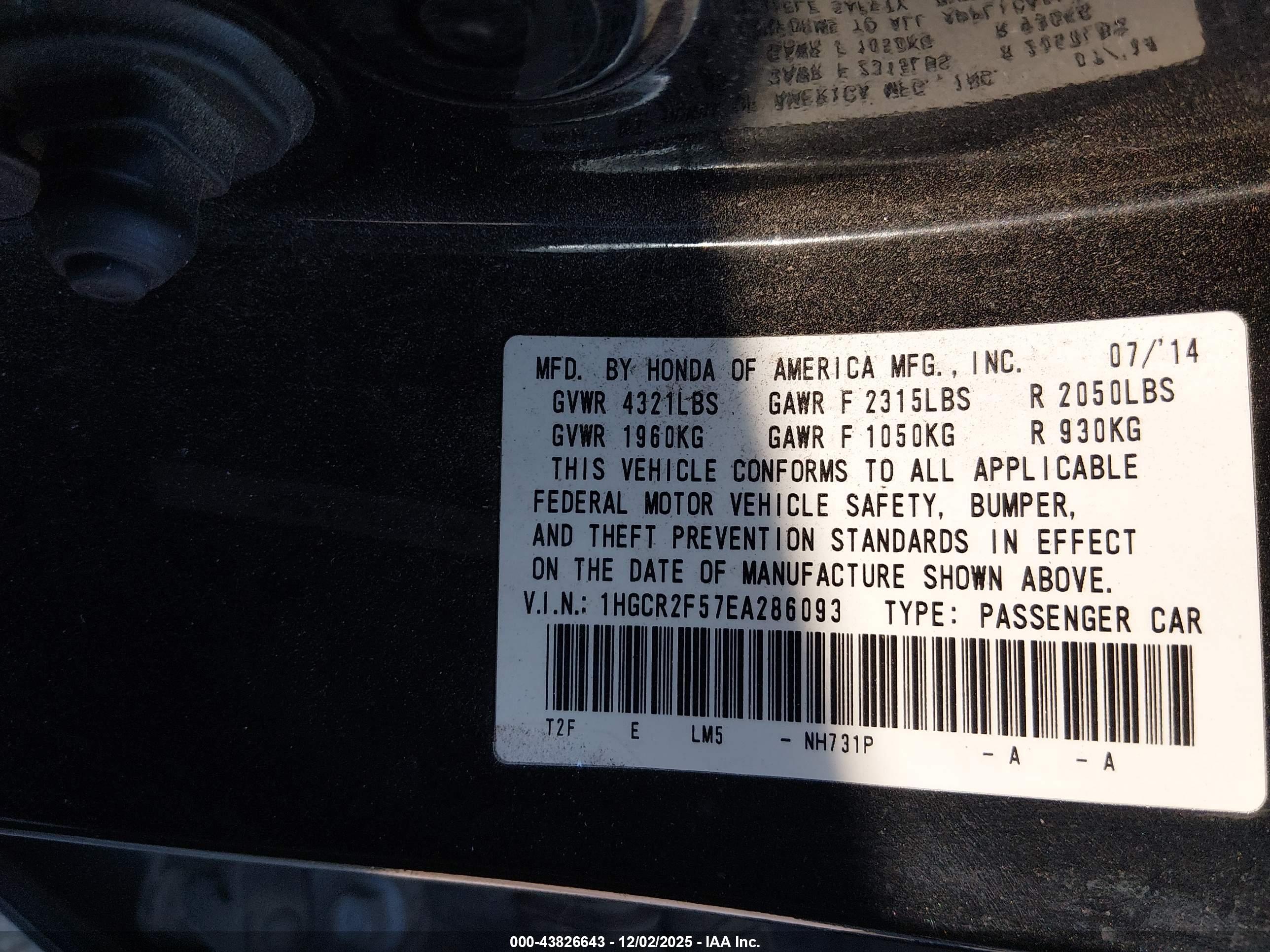 HONDA ACCORD image 9
