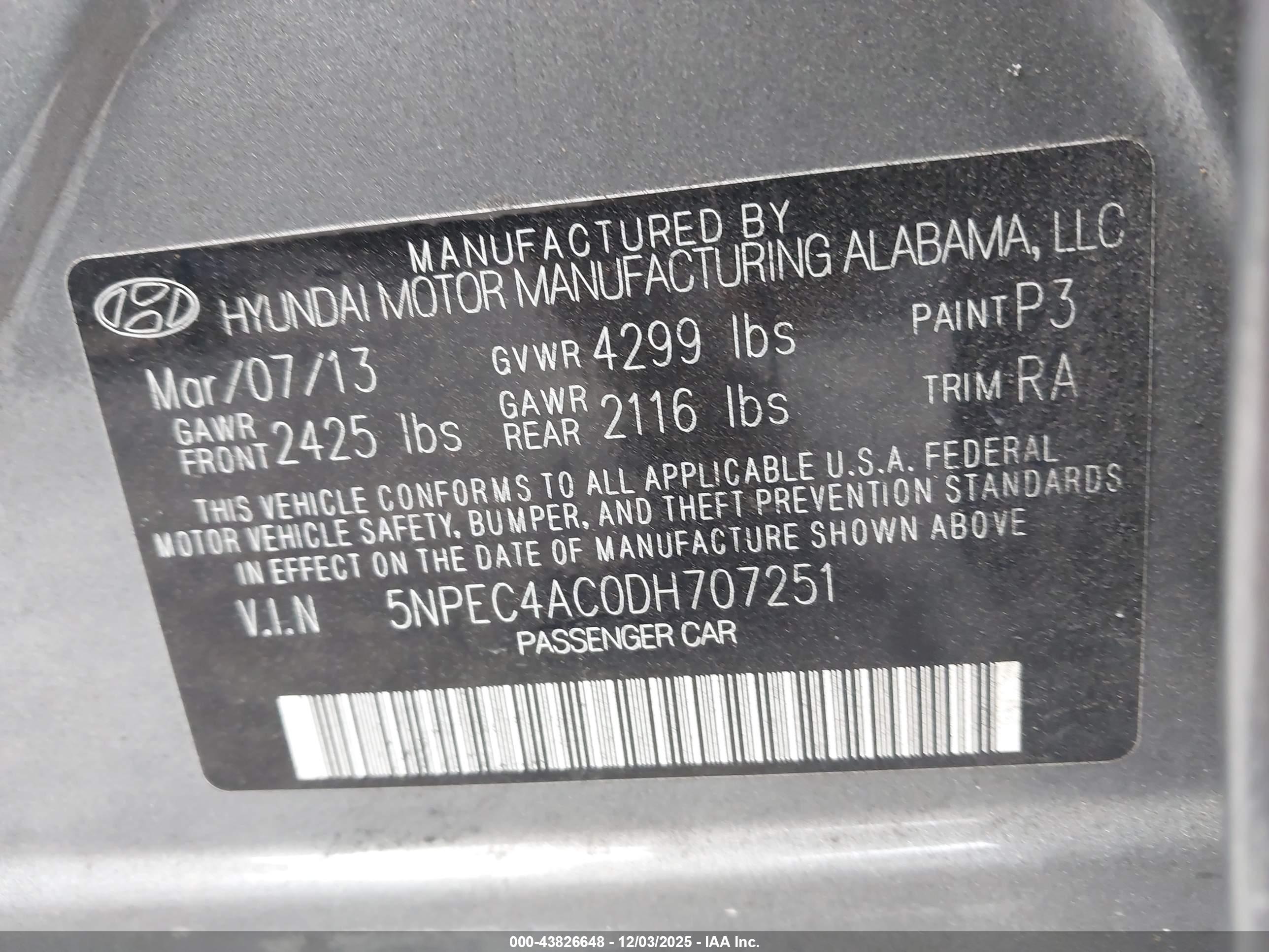 HYUNDAI SONATA image 9