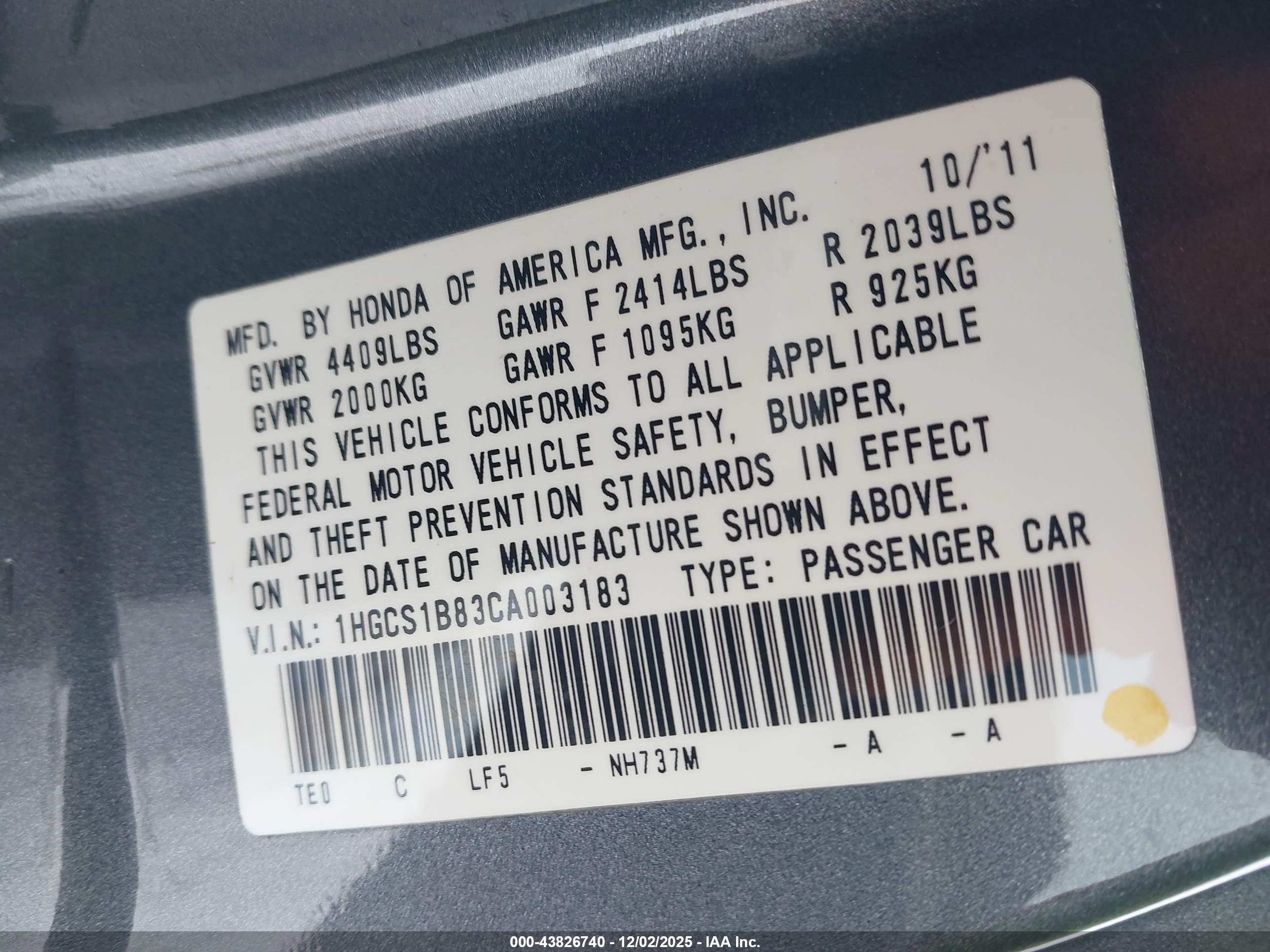 HONDA ACCORD image 9