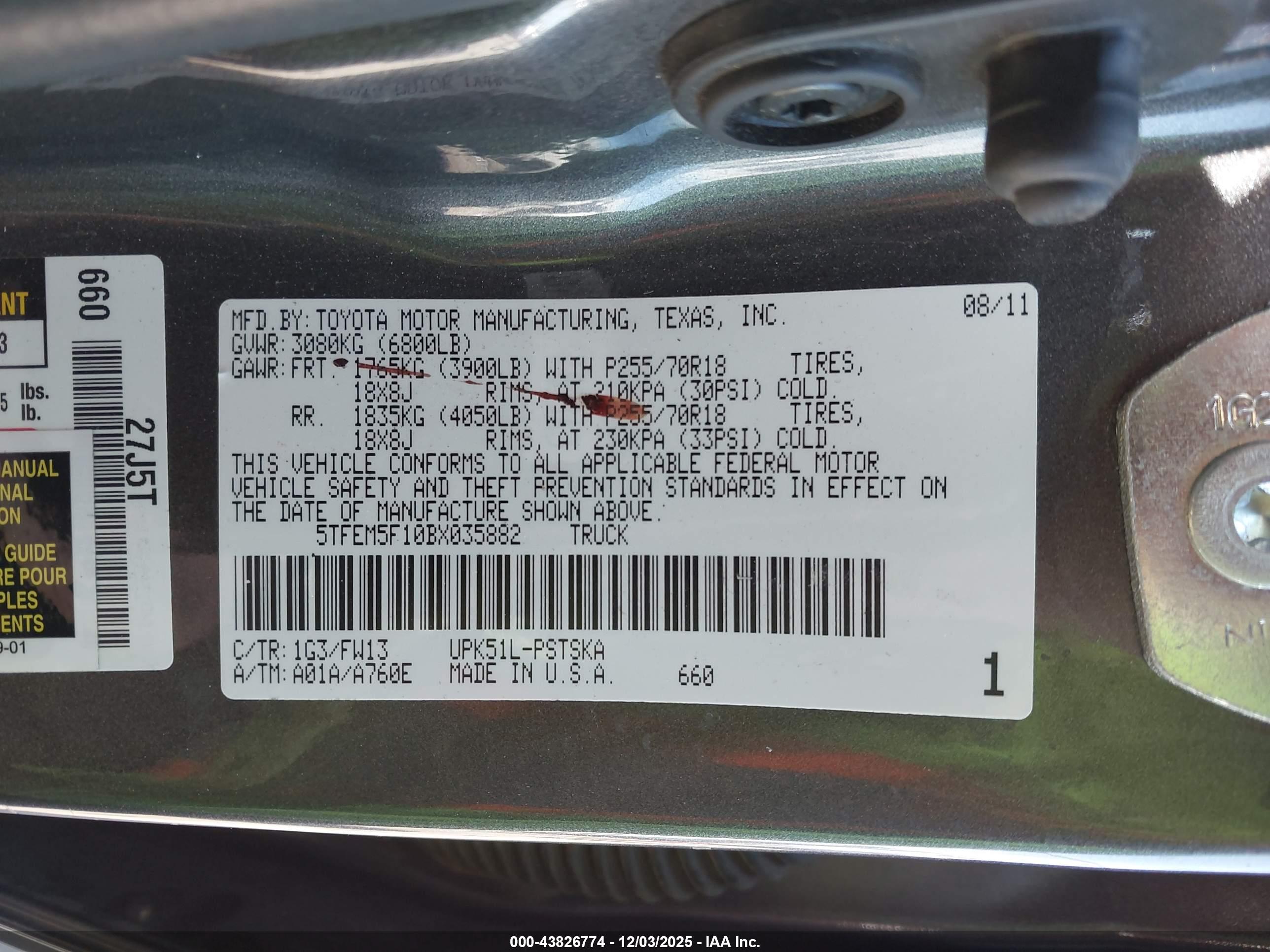 TOYOTA TUNDRA image 9