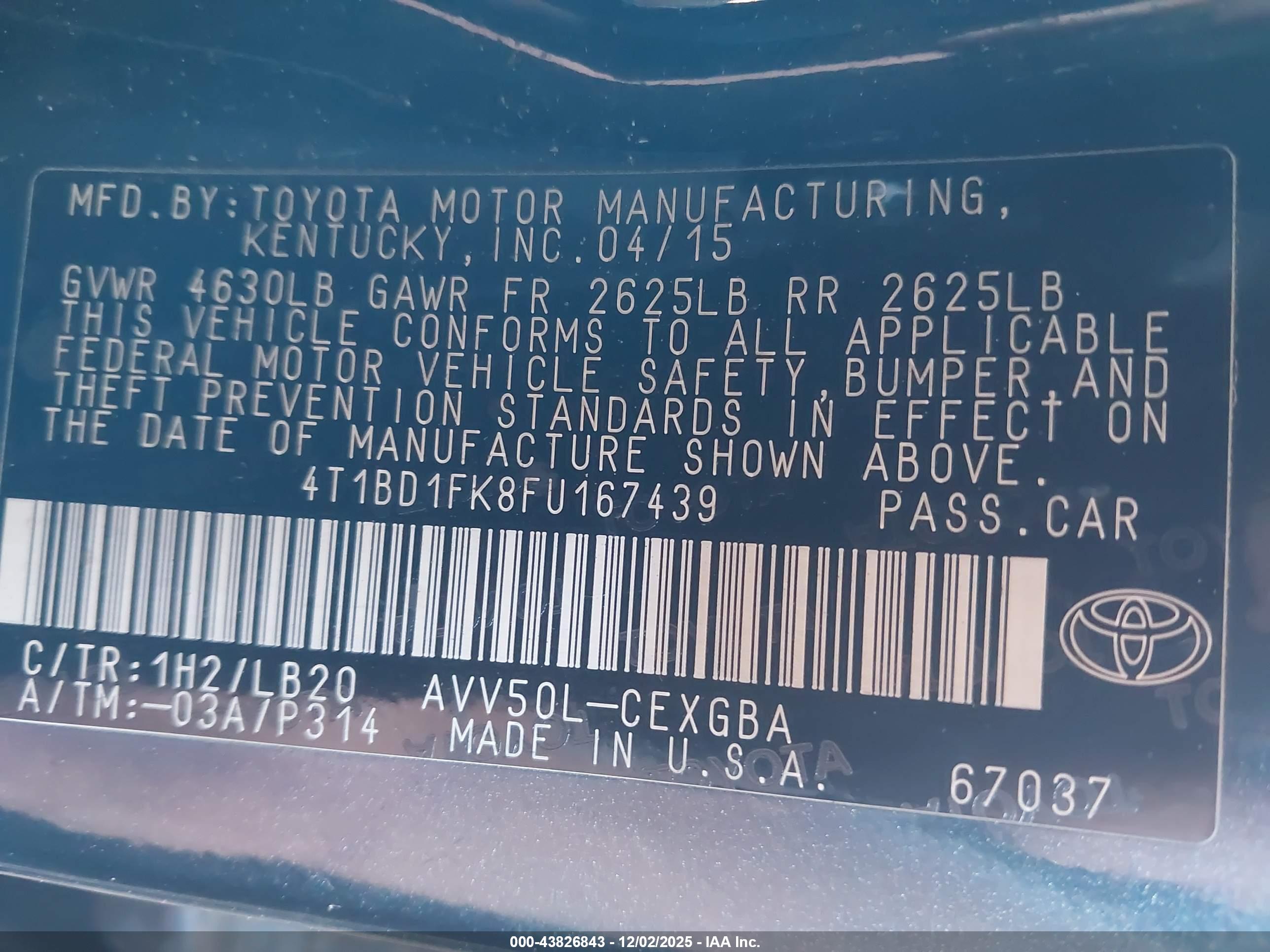 TOYOTA CAMRY image 9