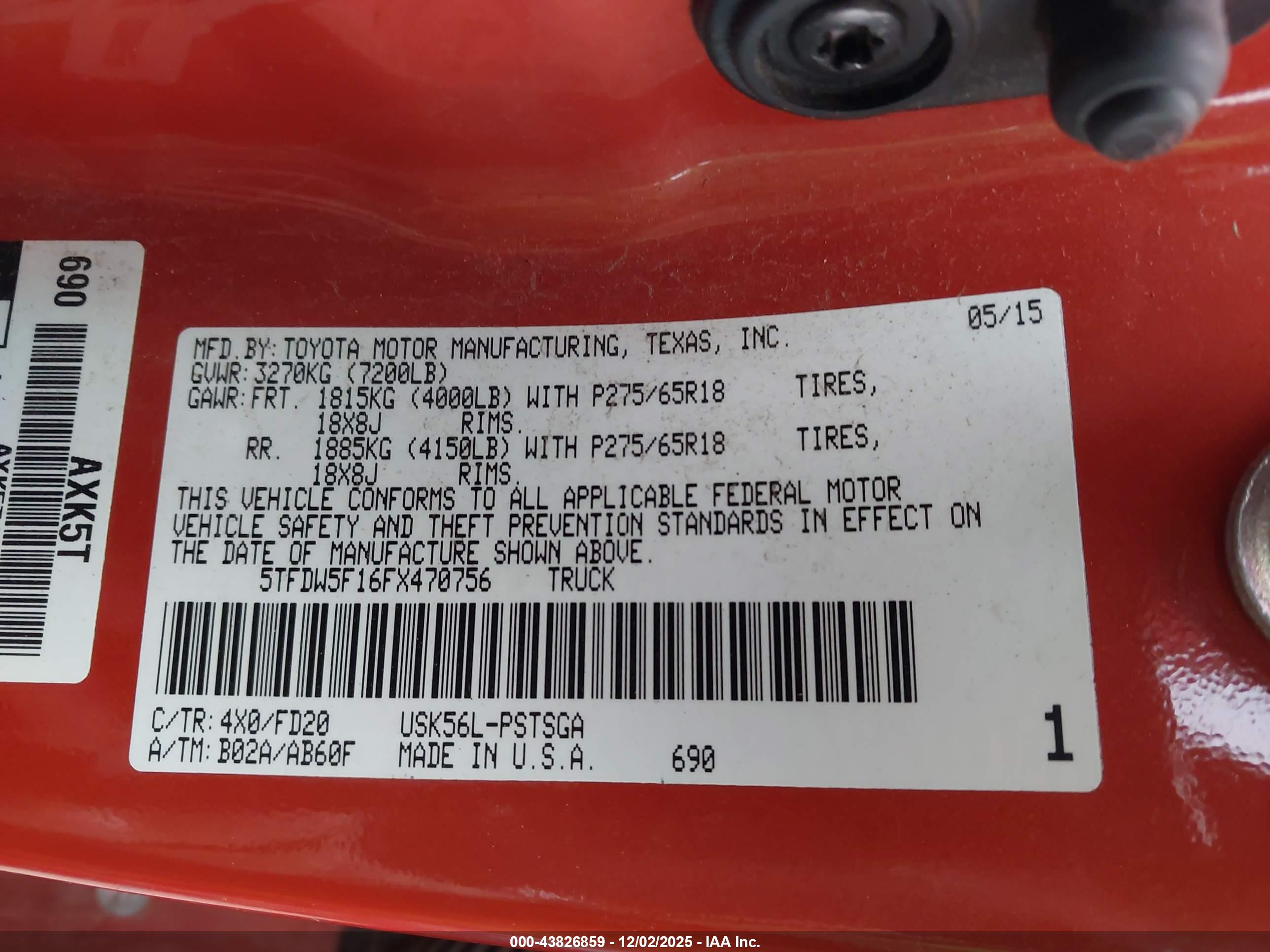 TOYOTA TUNDRA image 9