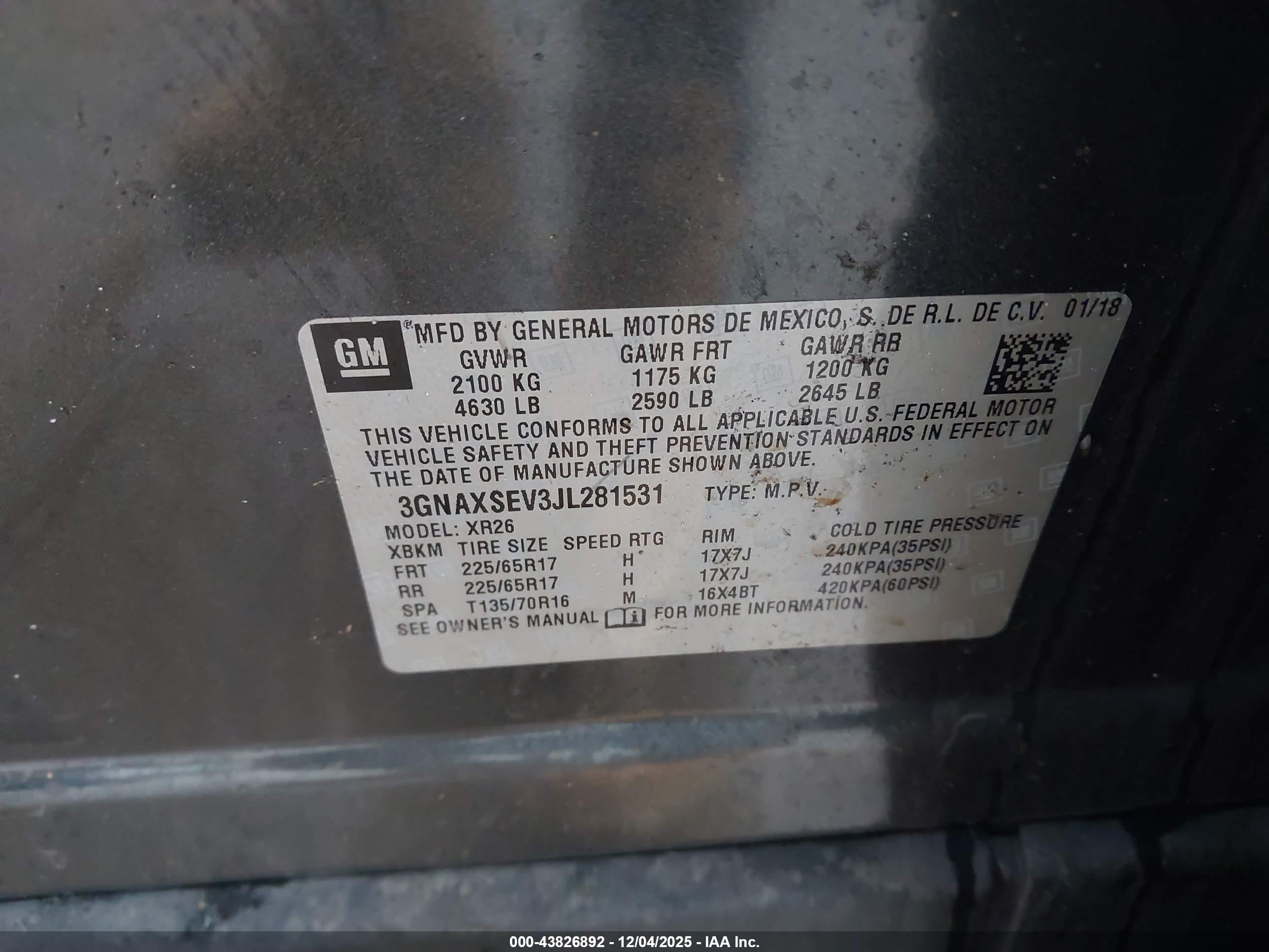 CHEVROLET EQUINOX image 9