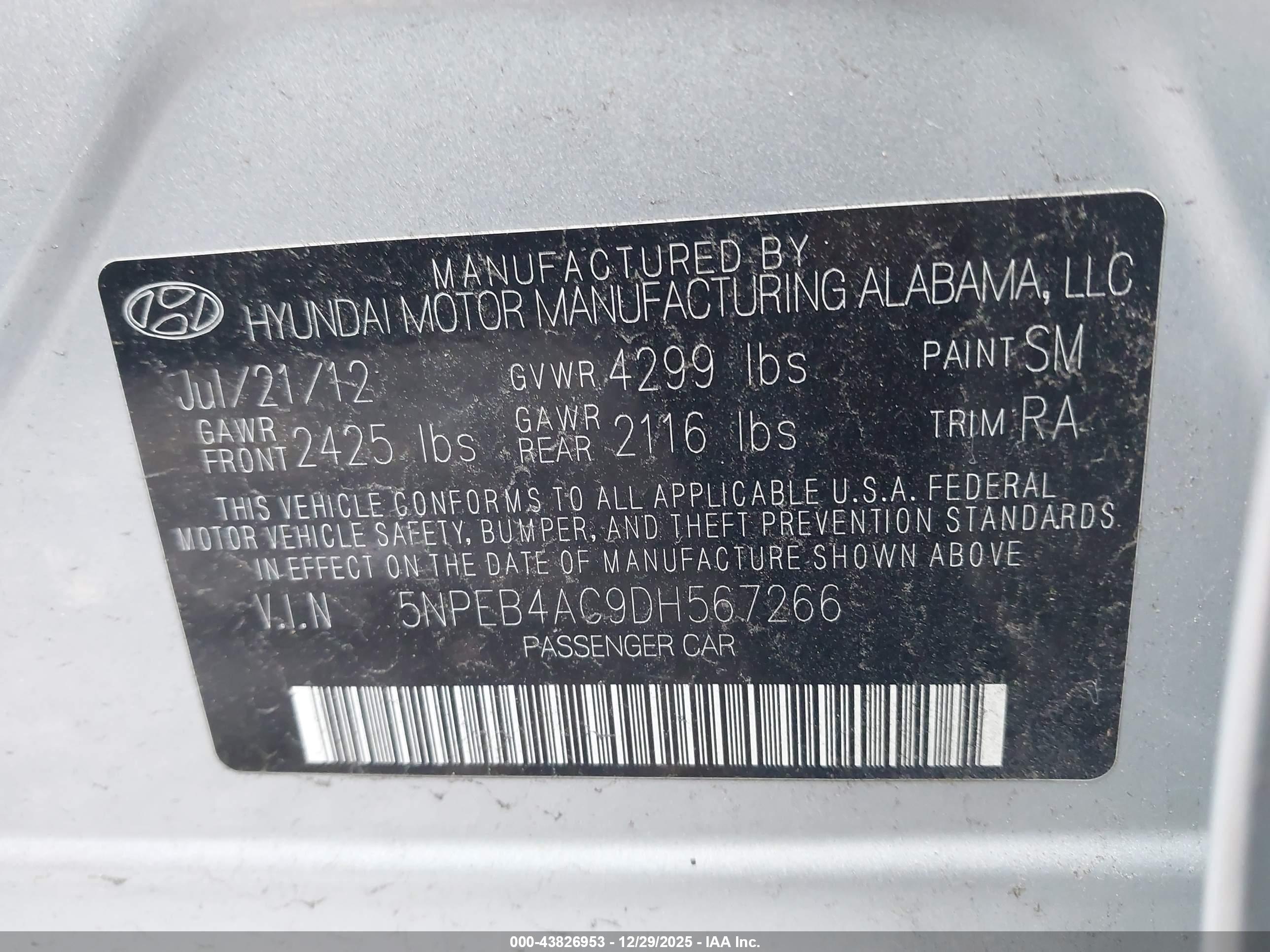 HYUNDAI SONATA image 9