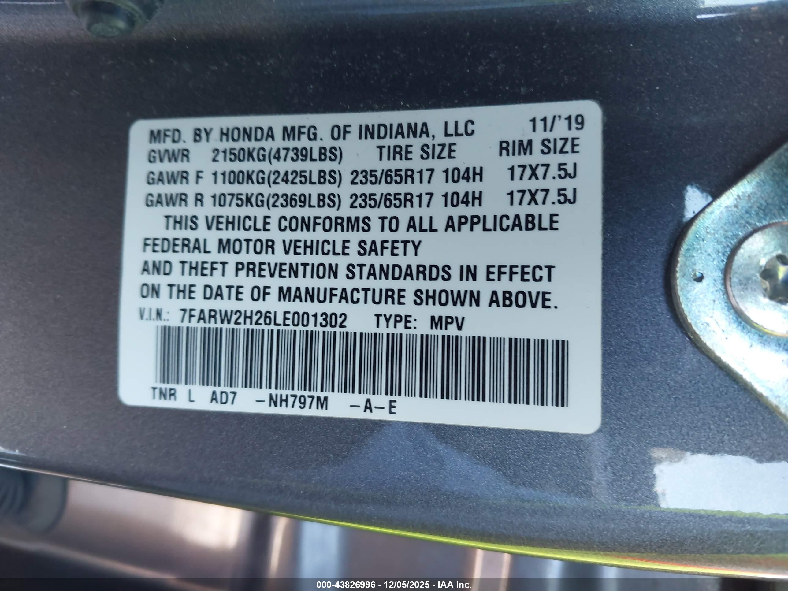 HONDA CR-V image 9