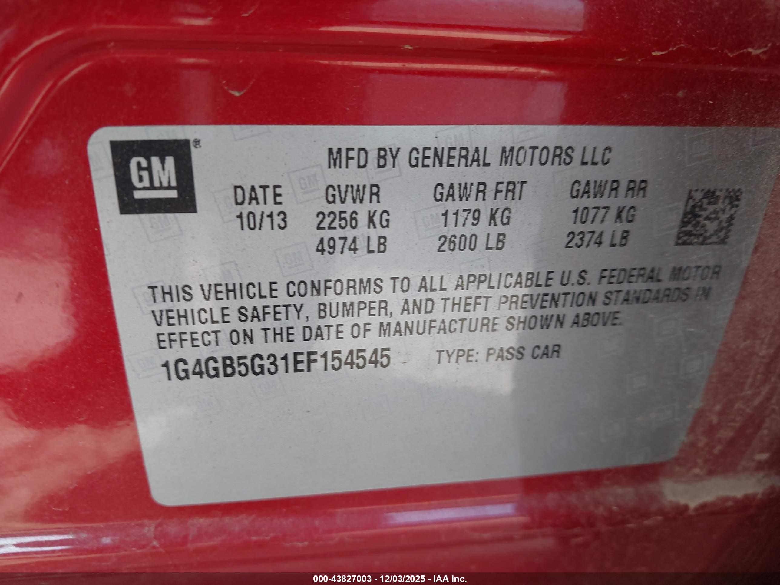 BUICK LACROSSE image 9