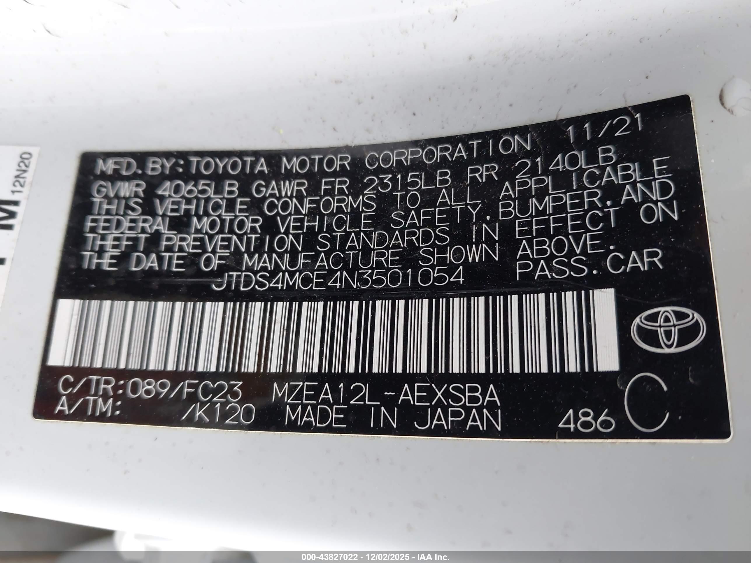 TOYOTA COROLLA image 9