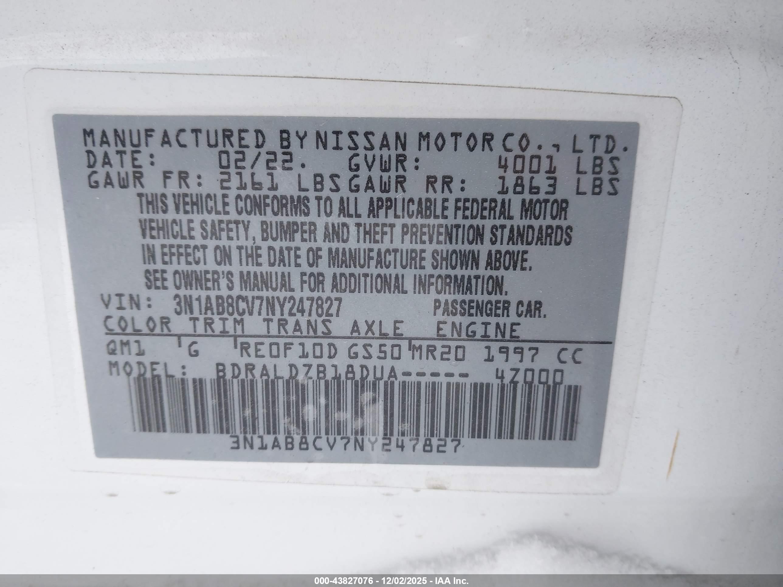 NISSAN SENTRA image 9