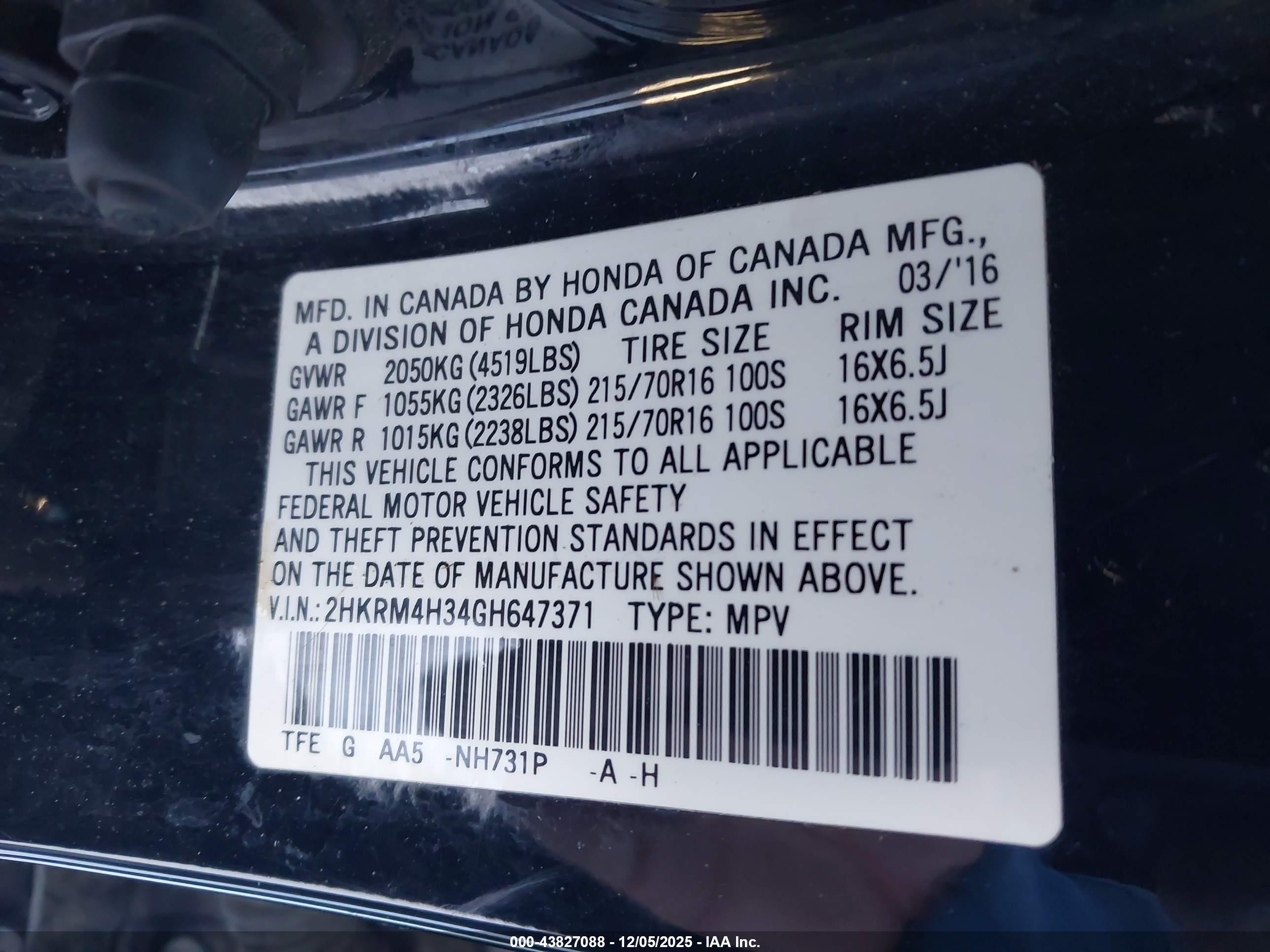 HONDA CR-V image 9