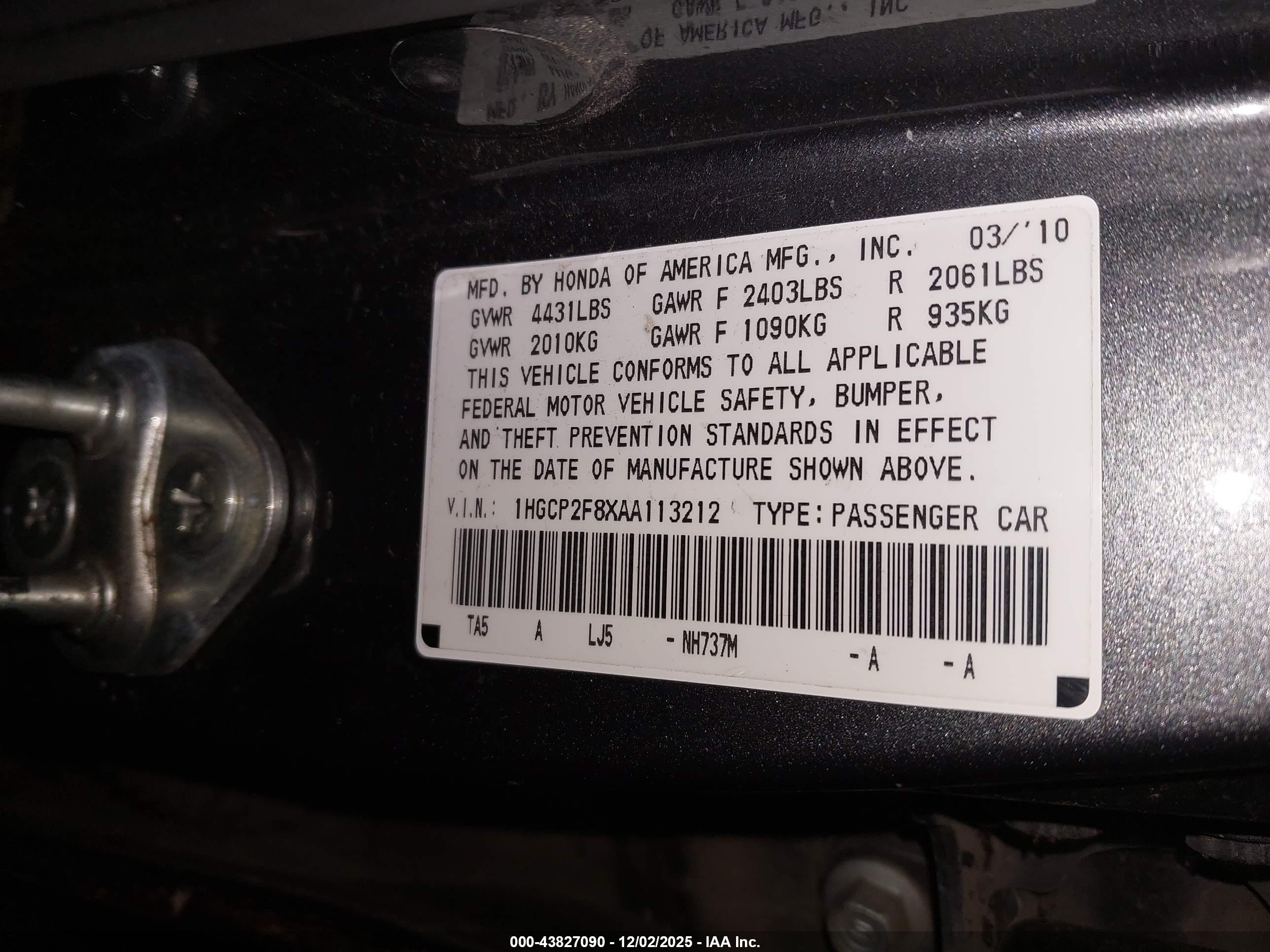 HONDA ACCORD image 9