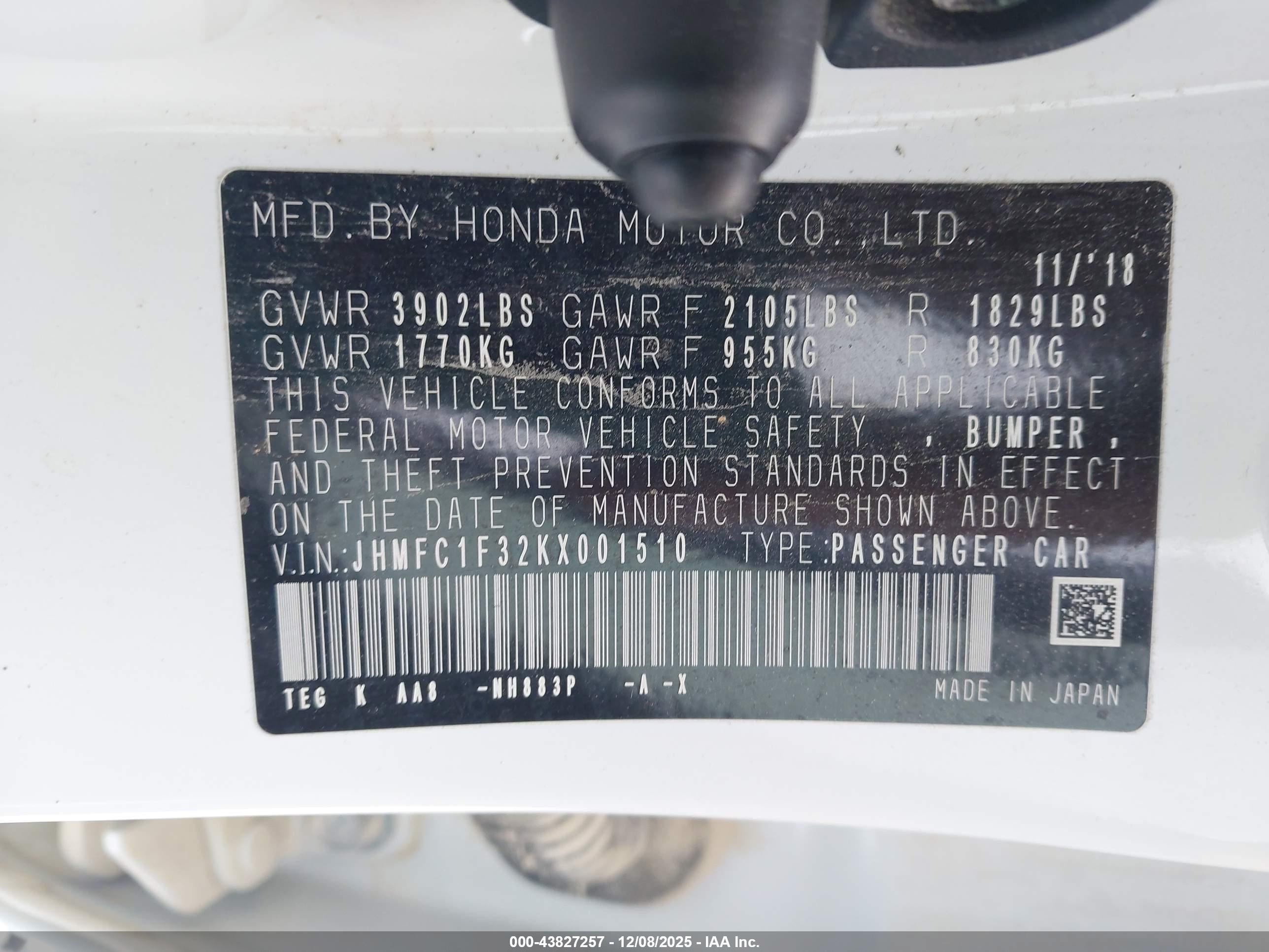 HONDA CIVIC image 9