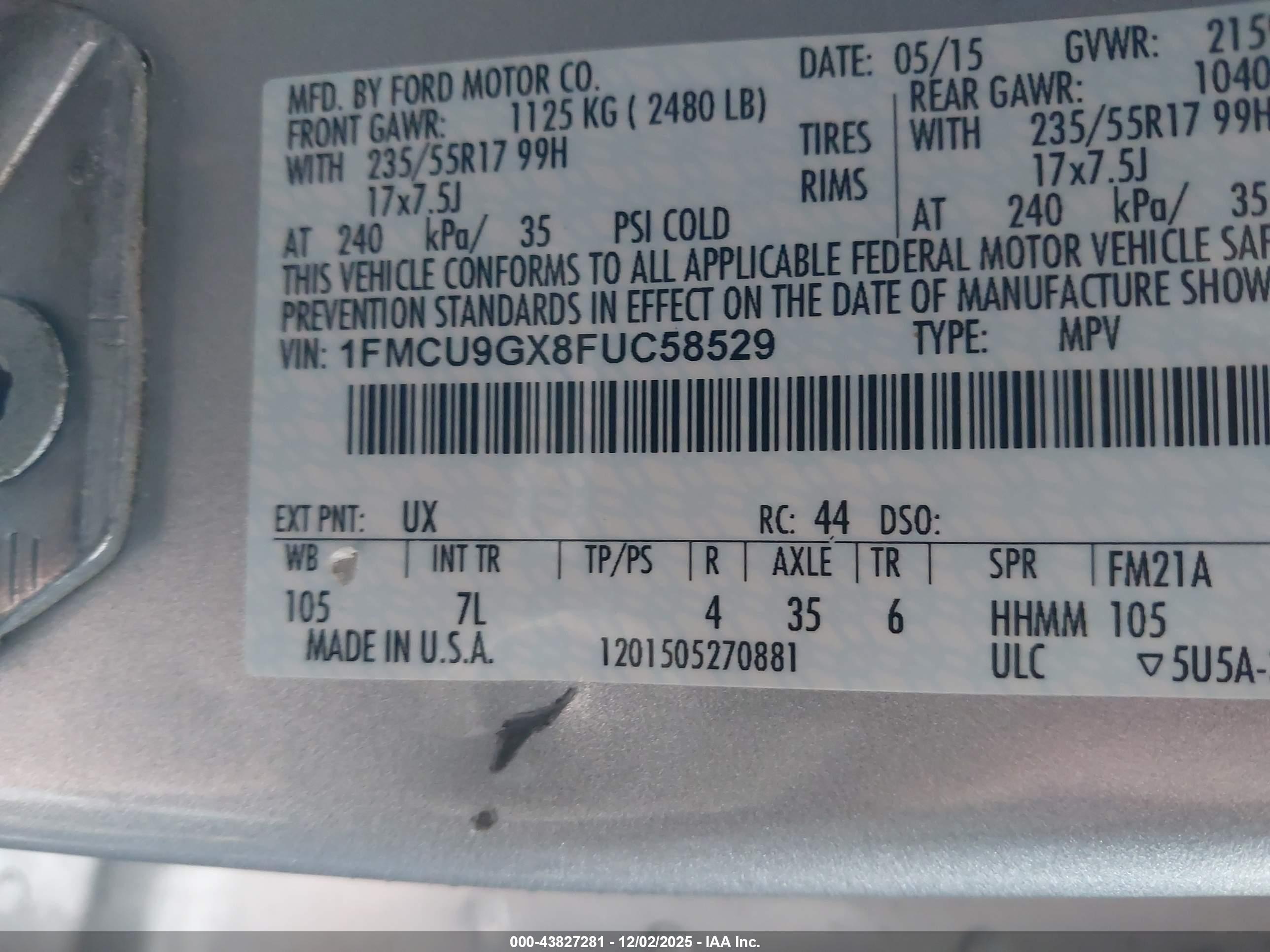 FORD ESCAPE image 9