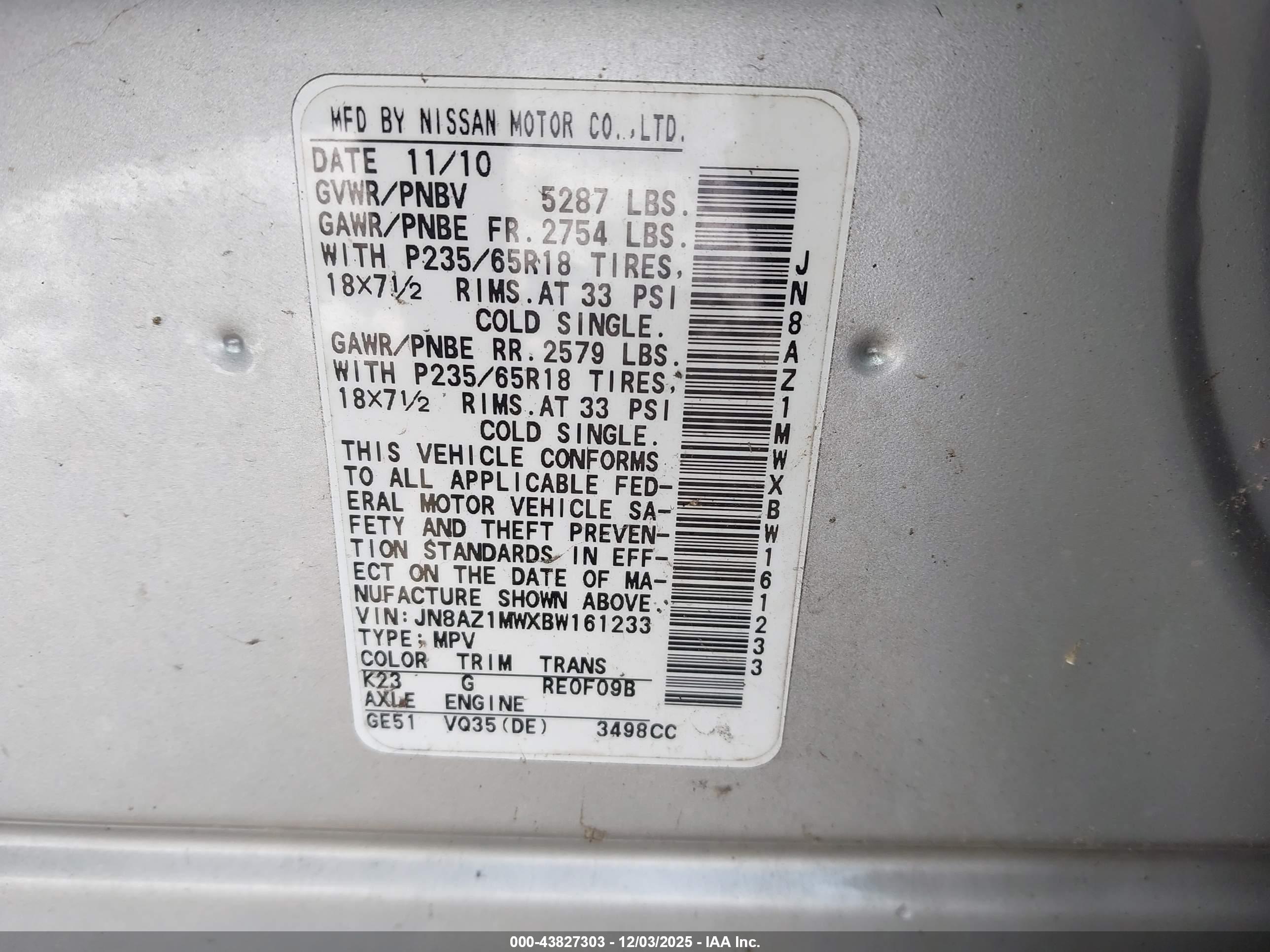 NISSAN MURANO image 9