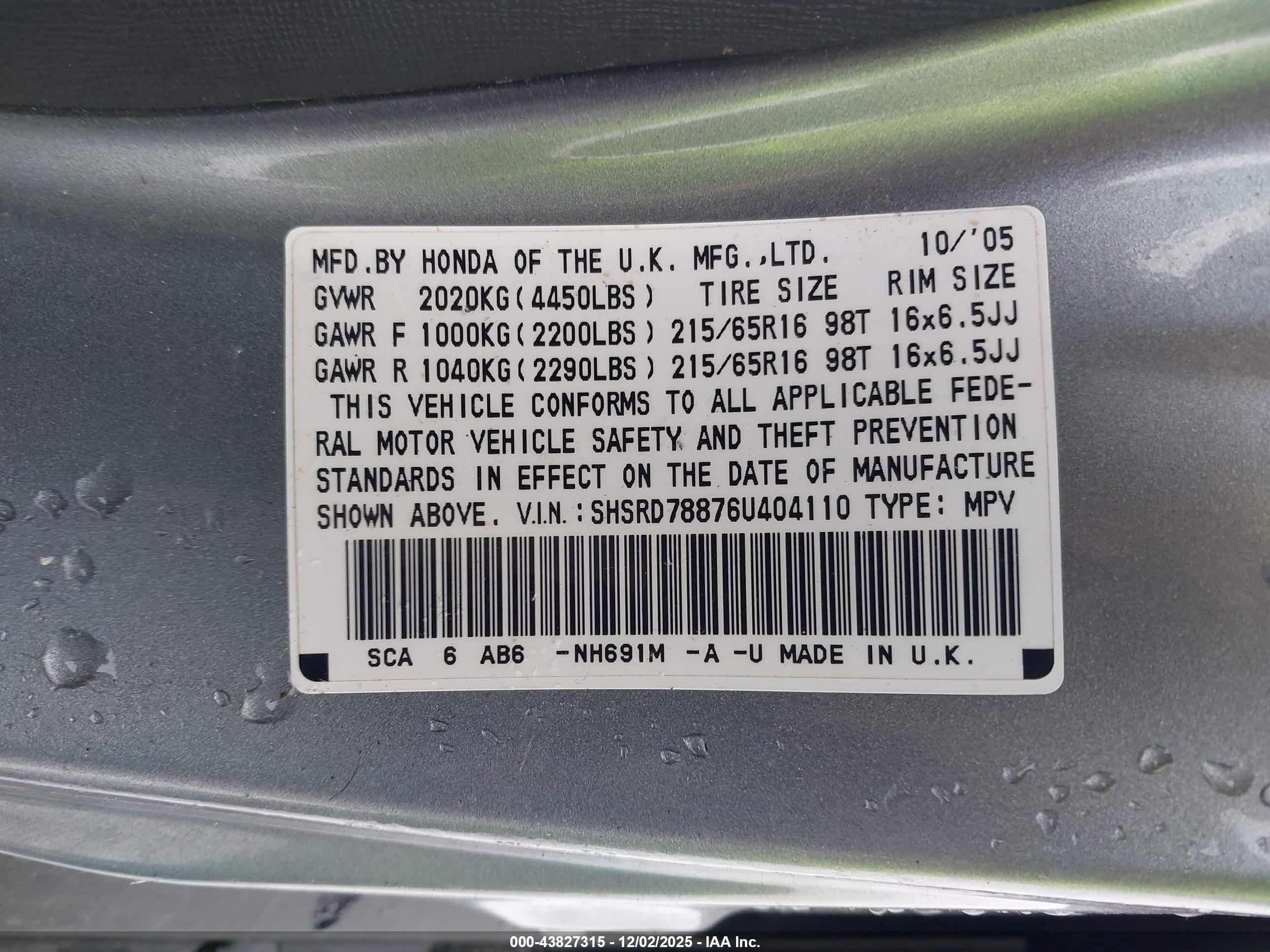 HONDA CR-V image 9