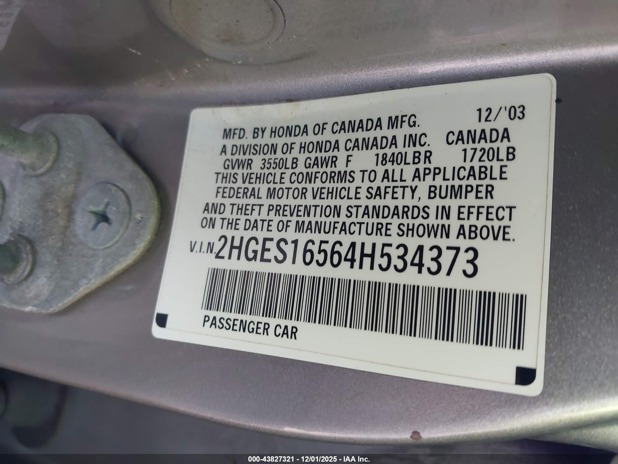 HONDA CIVIC image 9