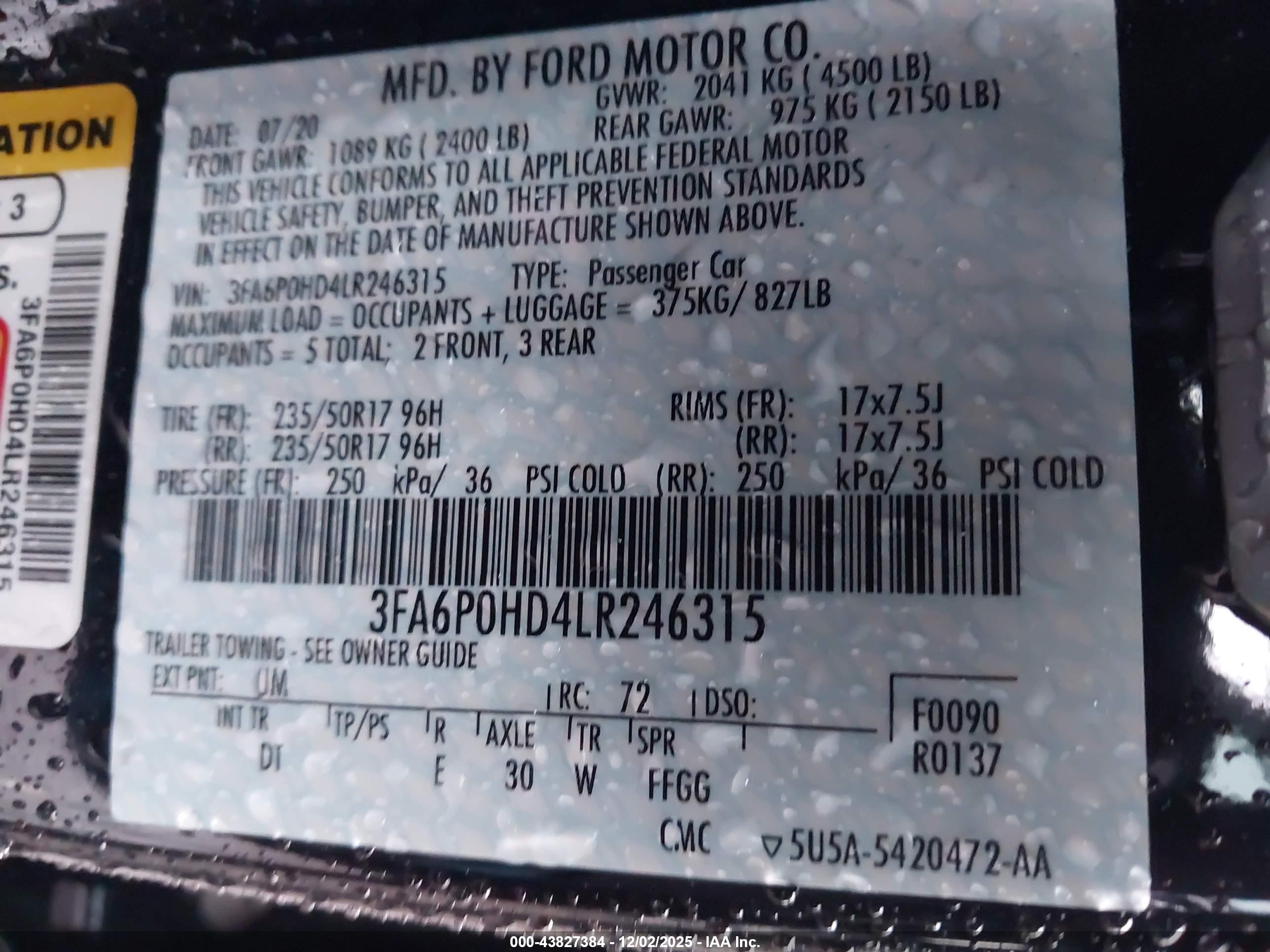 FORD FUSION image 9