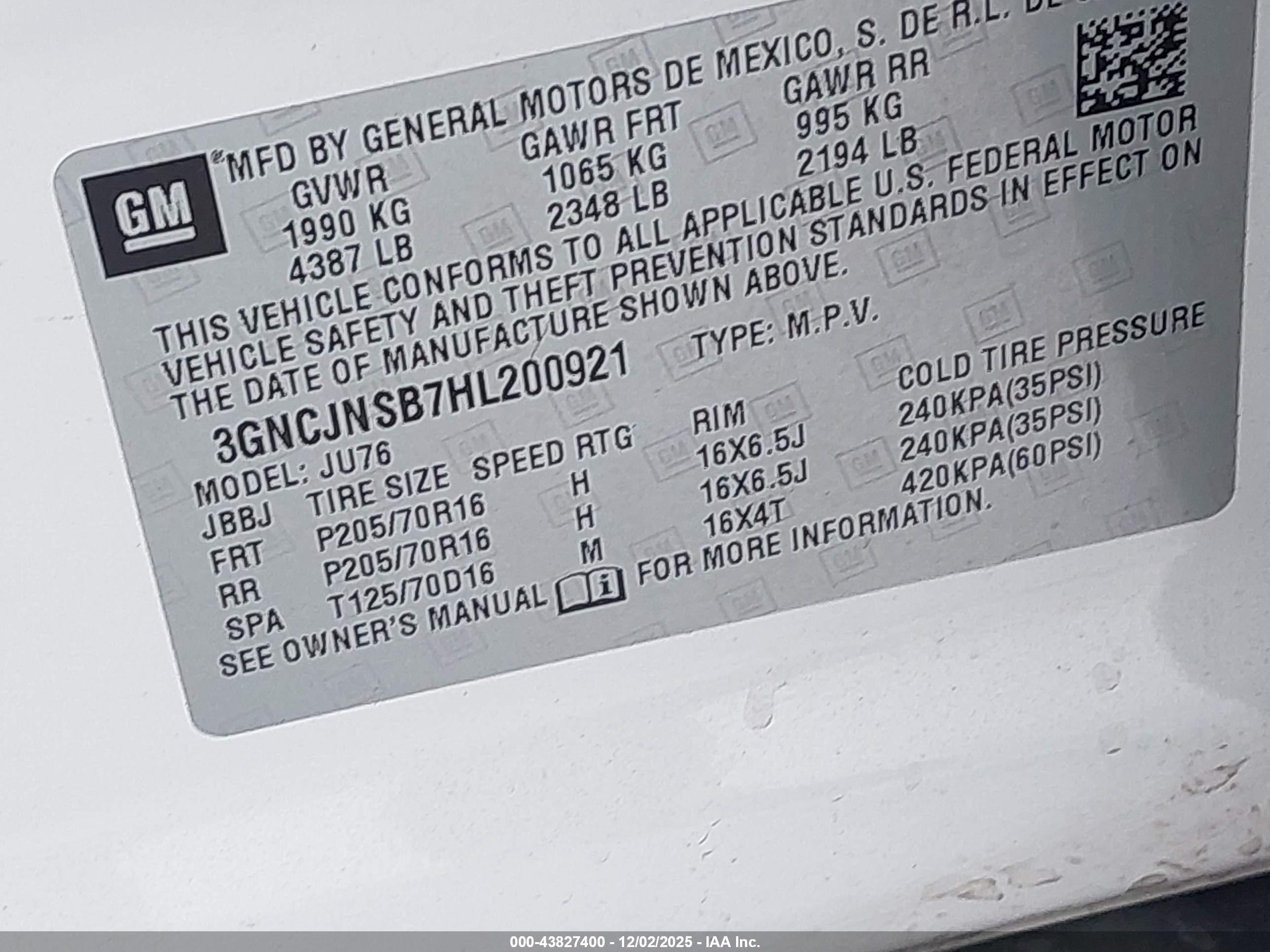 CHEVROLET TRAX image 9