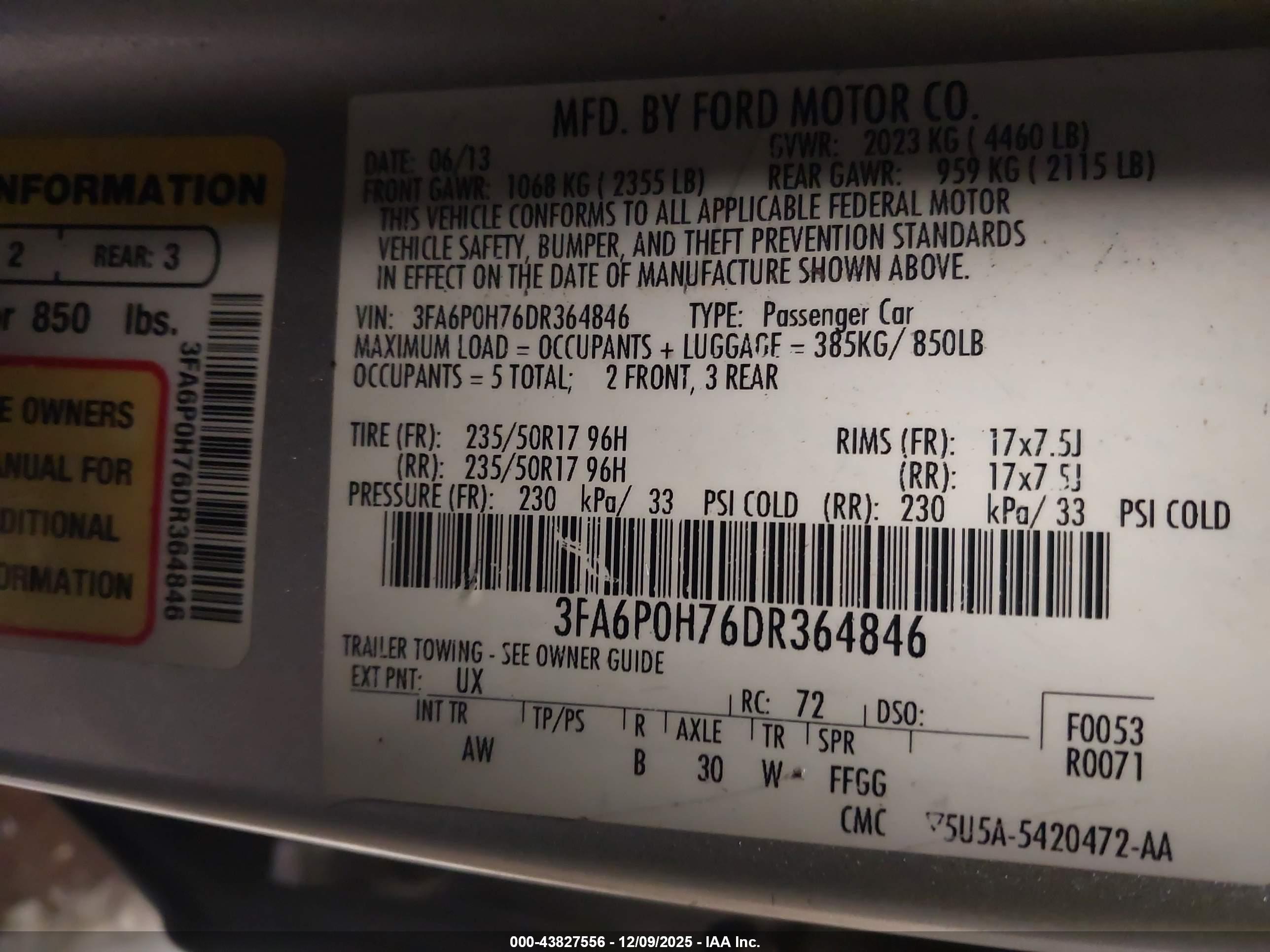 FORD FUSION image 9
