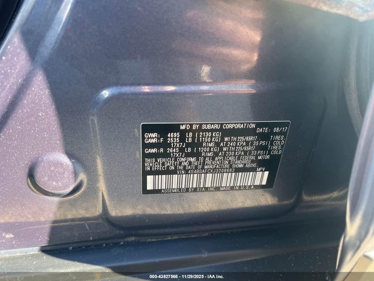 SUBARU OUTBACK image 9