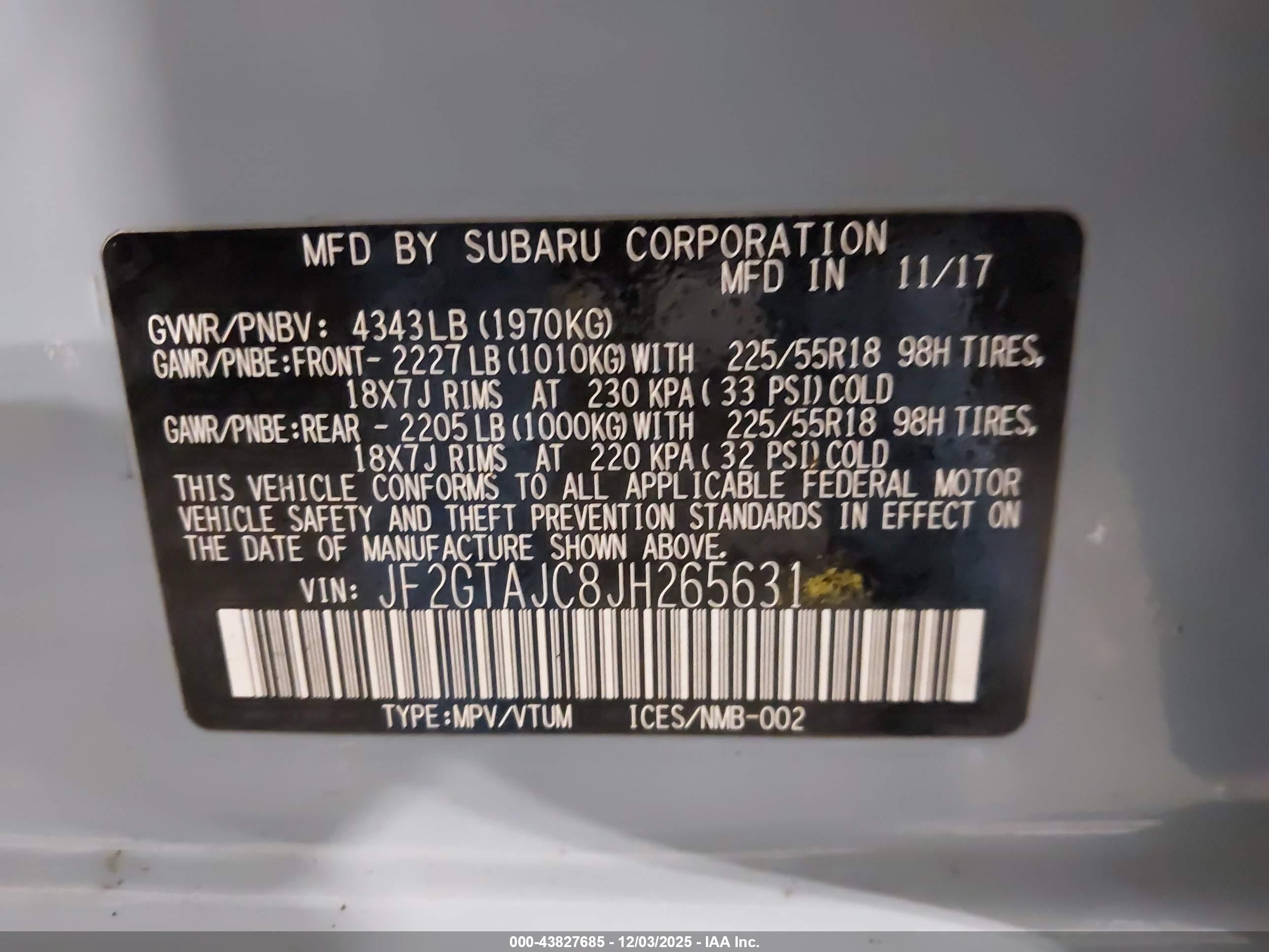 SUBARU CROSSTREK image 9