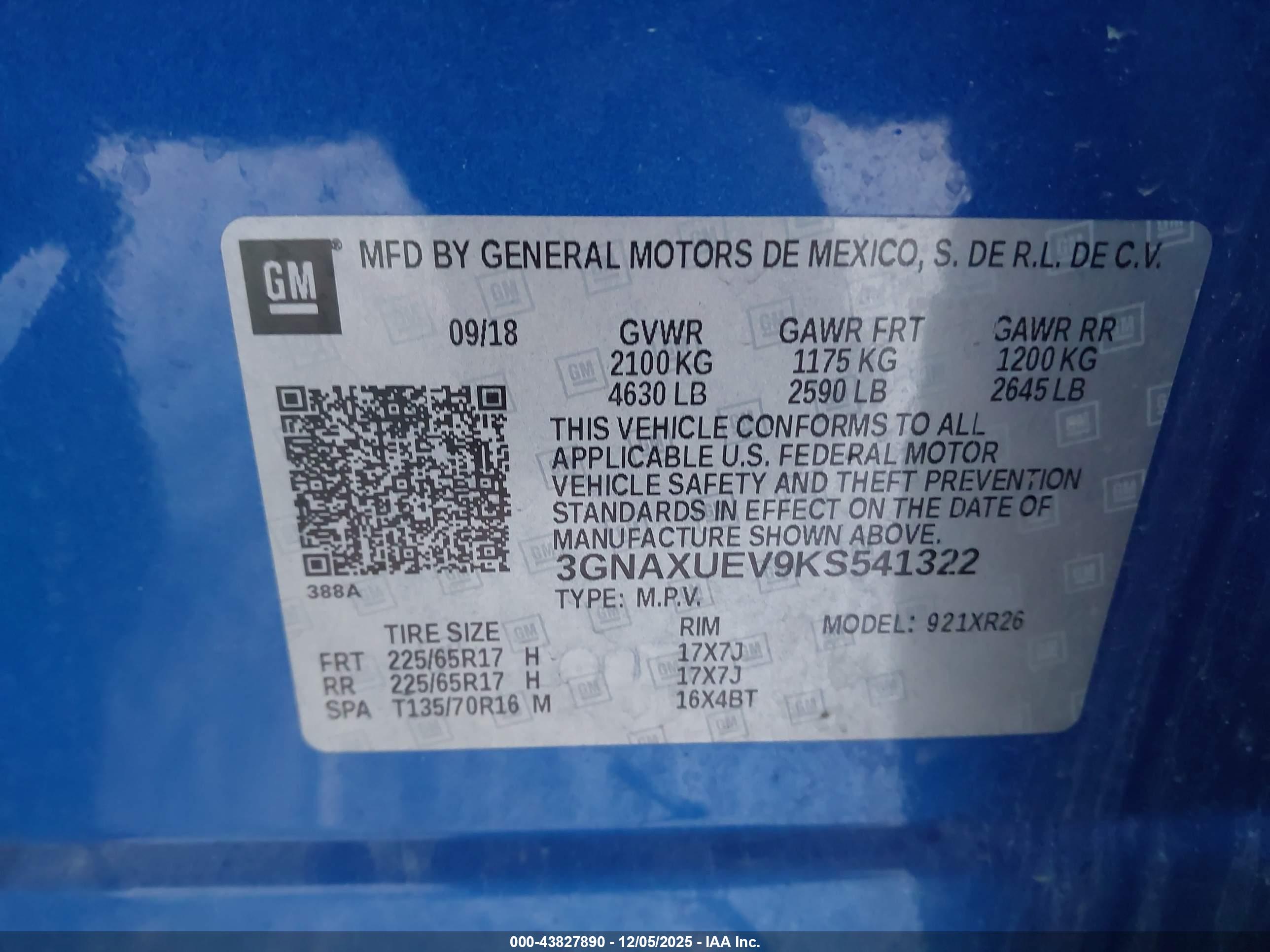 CHEVROLET EQUINOX image 9