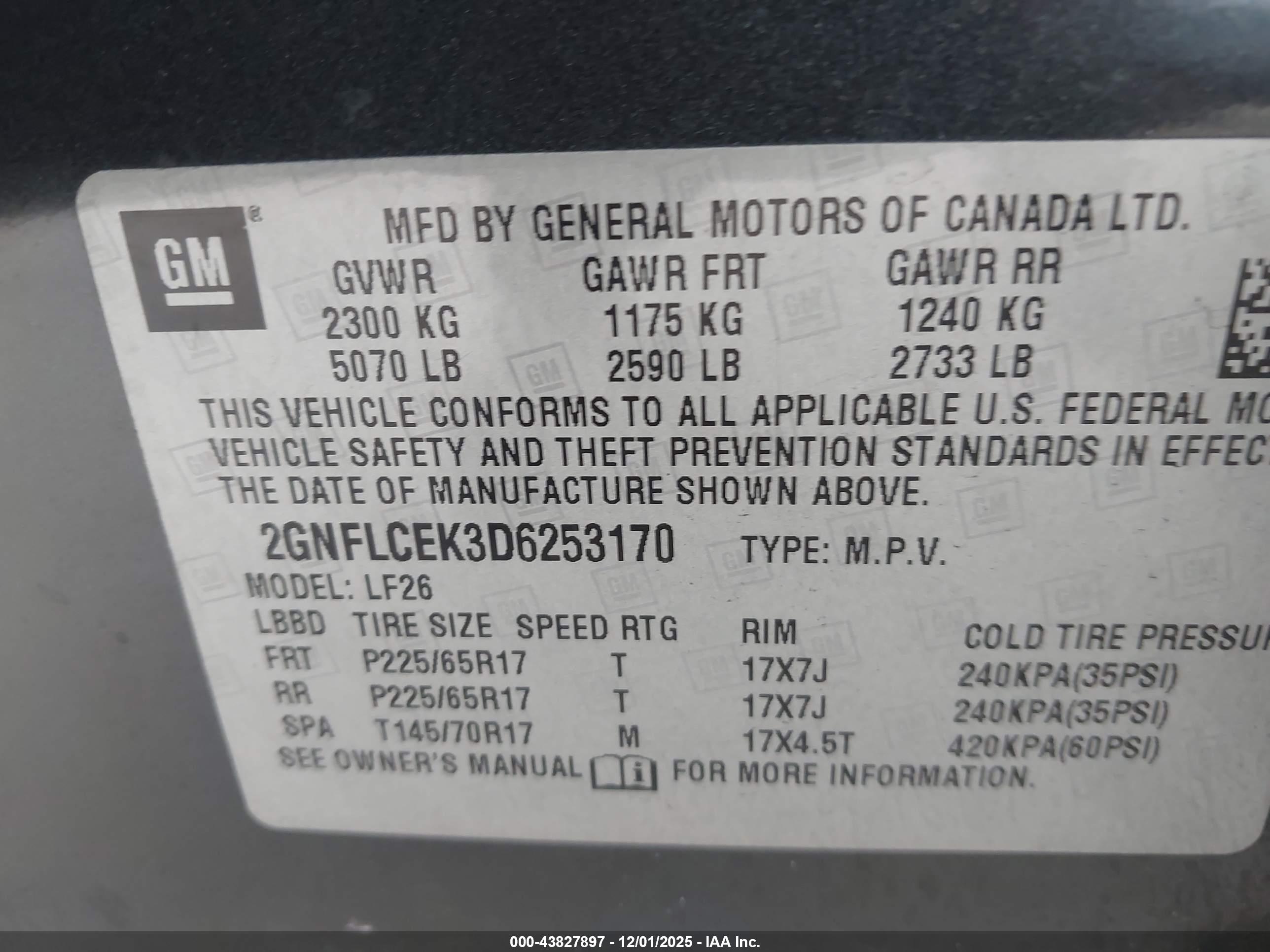 CHEVROLET EQUINOX image 9
