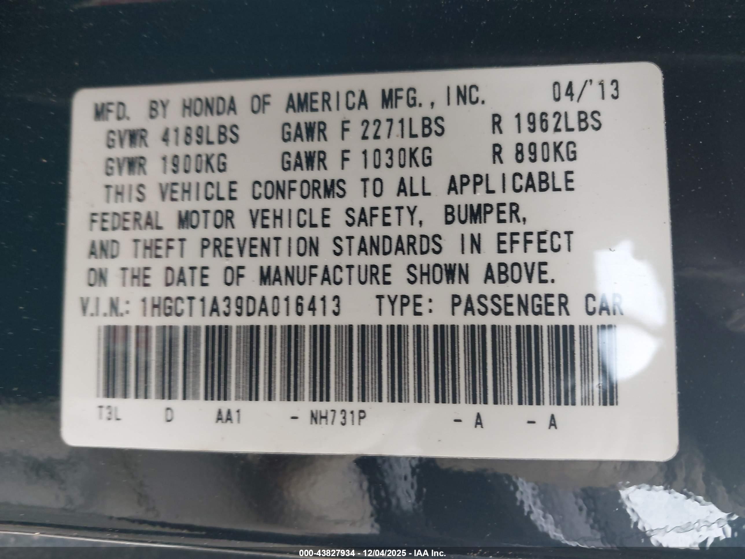 HONDA ACCORD image 9