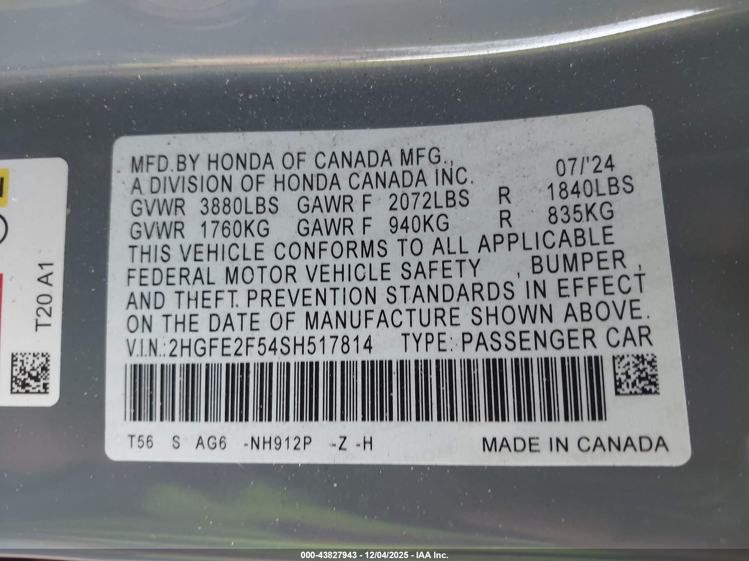 HONDA CIVIC image 9