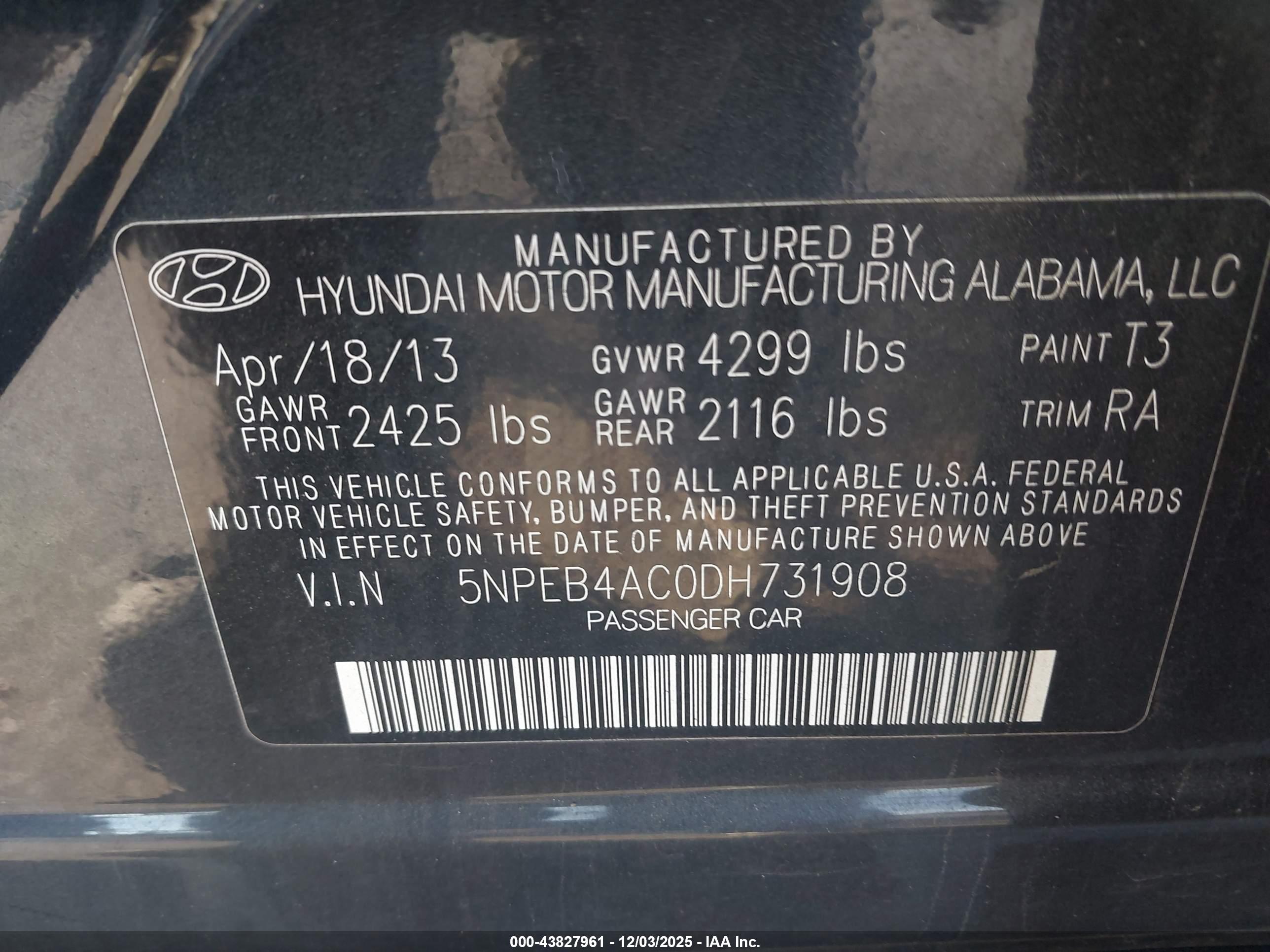 HYUNDAI SONATA image 9