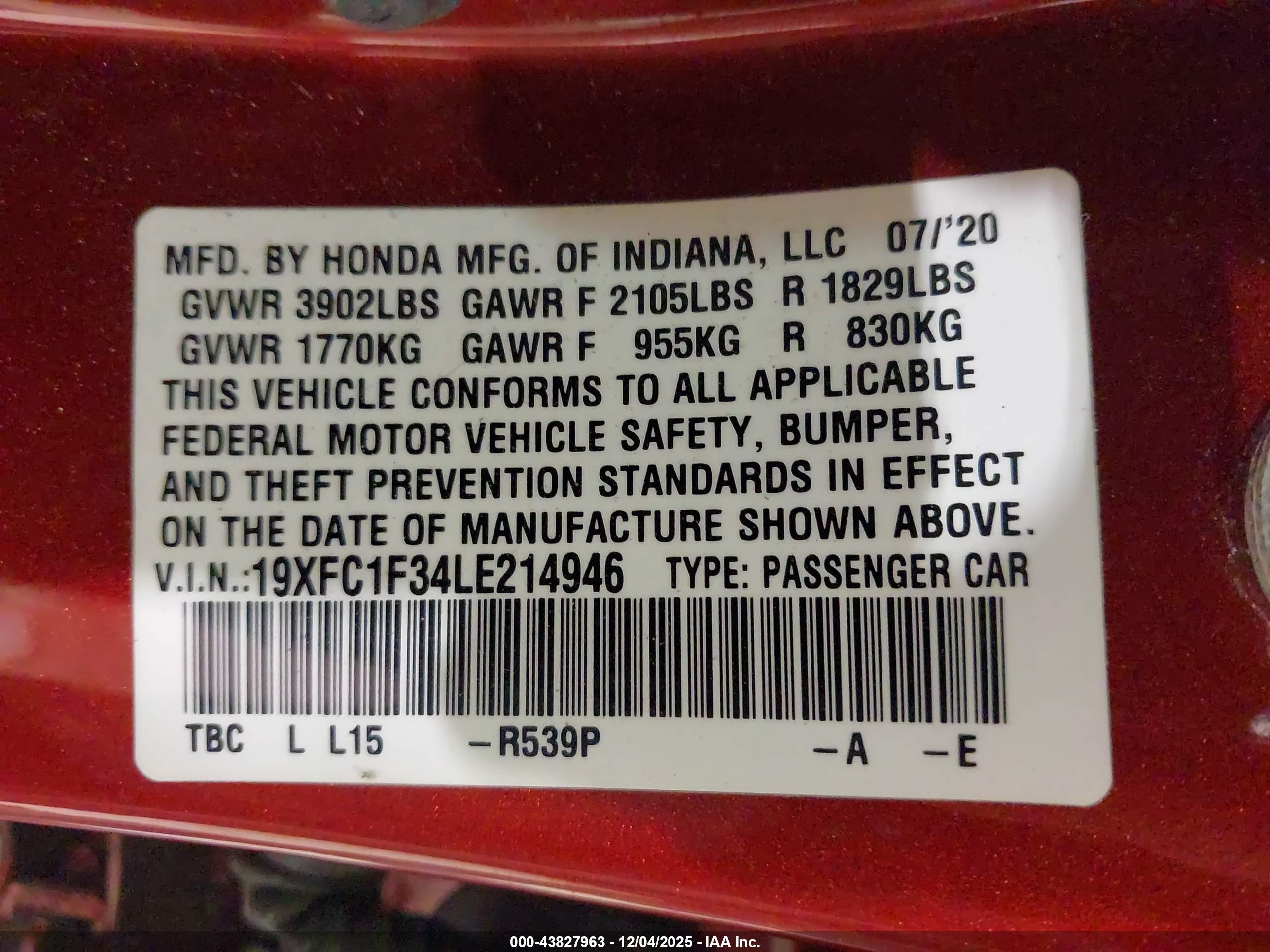 HONDA CIVIC image 9