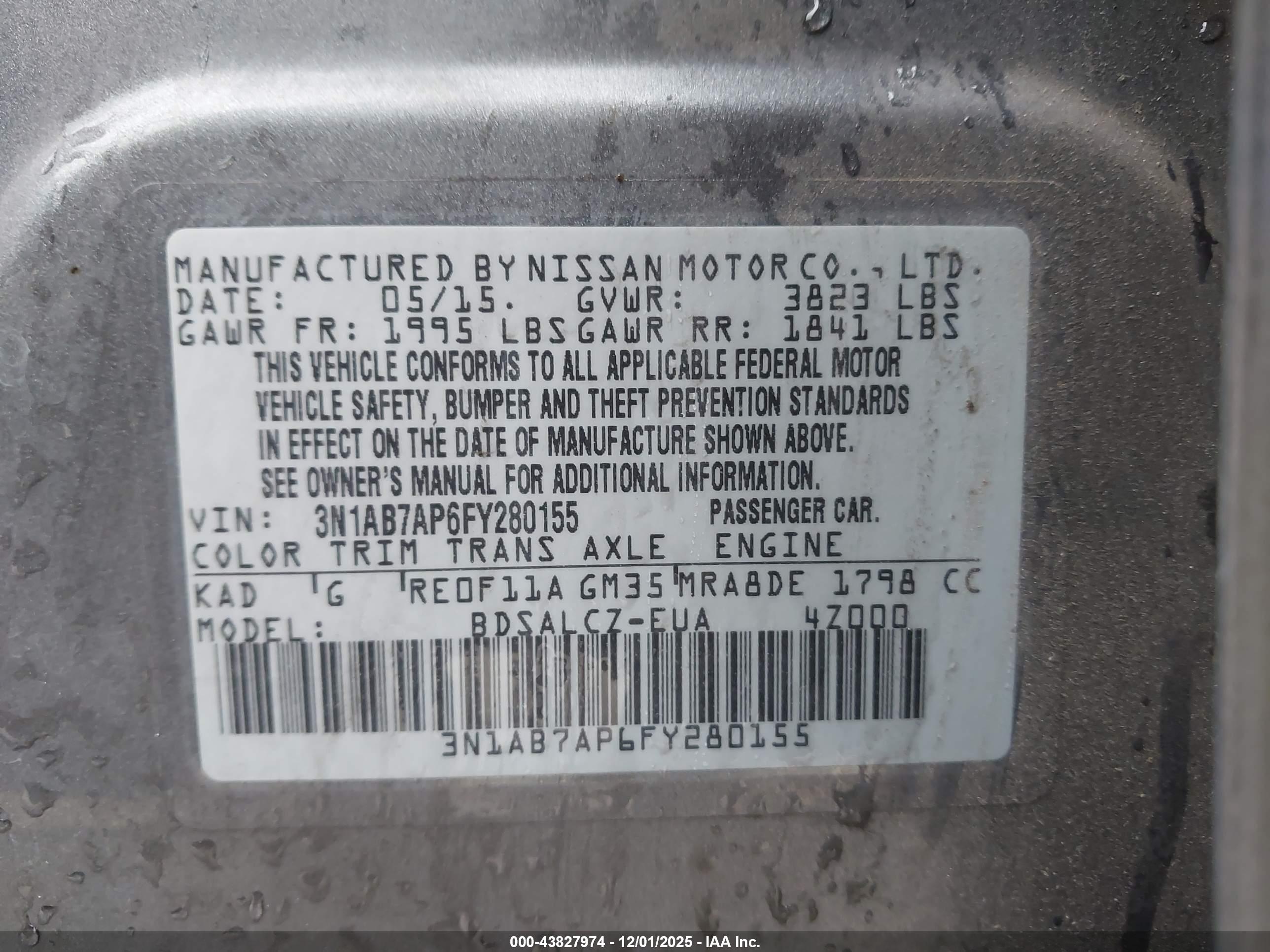 NISSAN SENTRA image 9