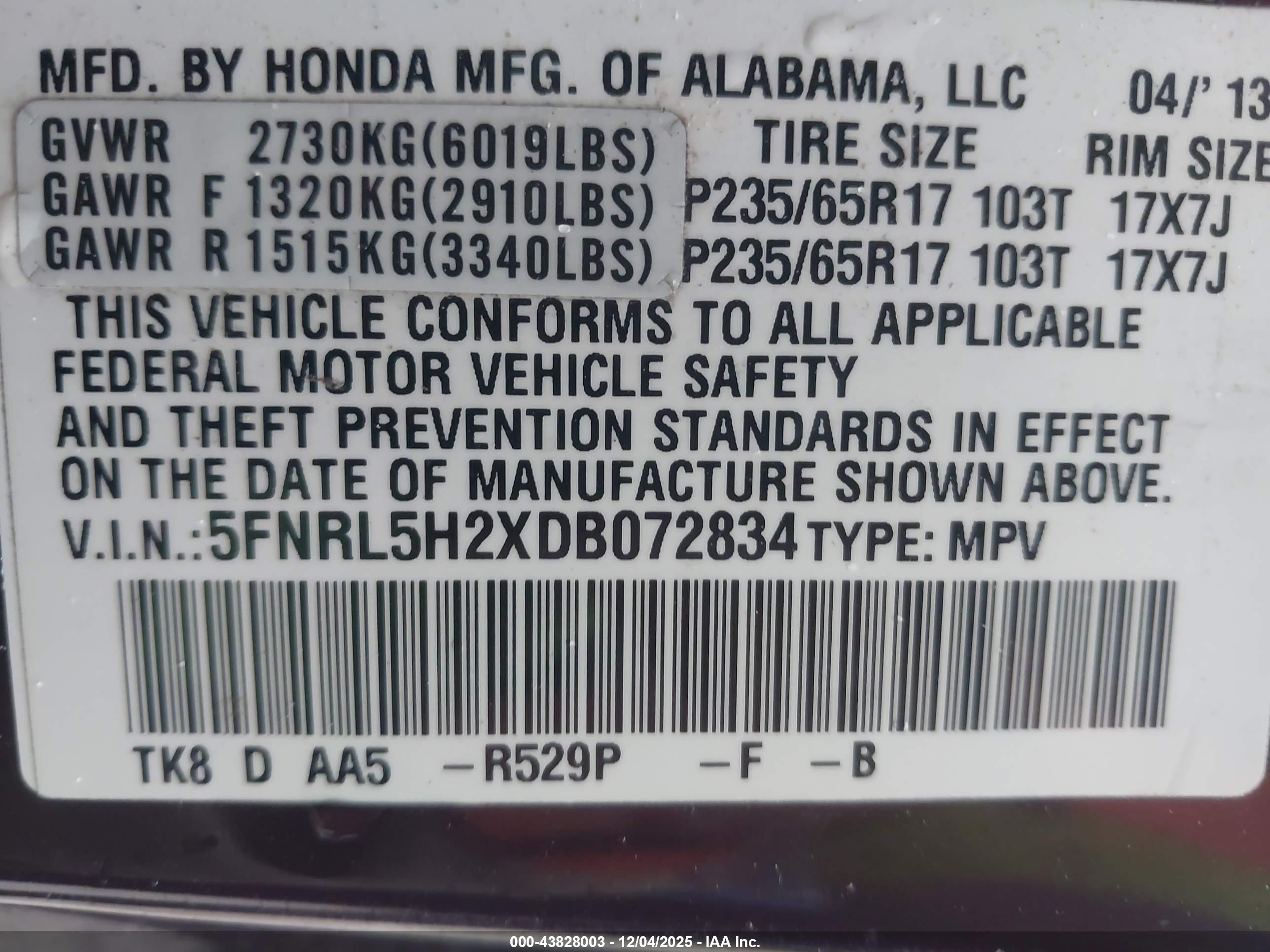HONDA ODYSSEY image 9